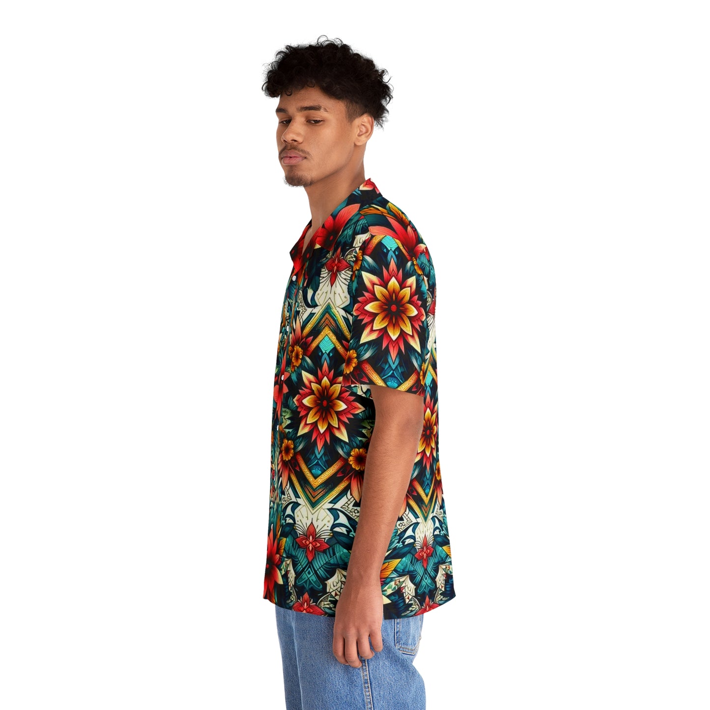 Juicy Clams Men's Hawaiian Shirt (H026)