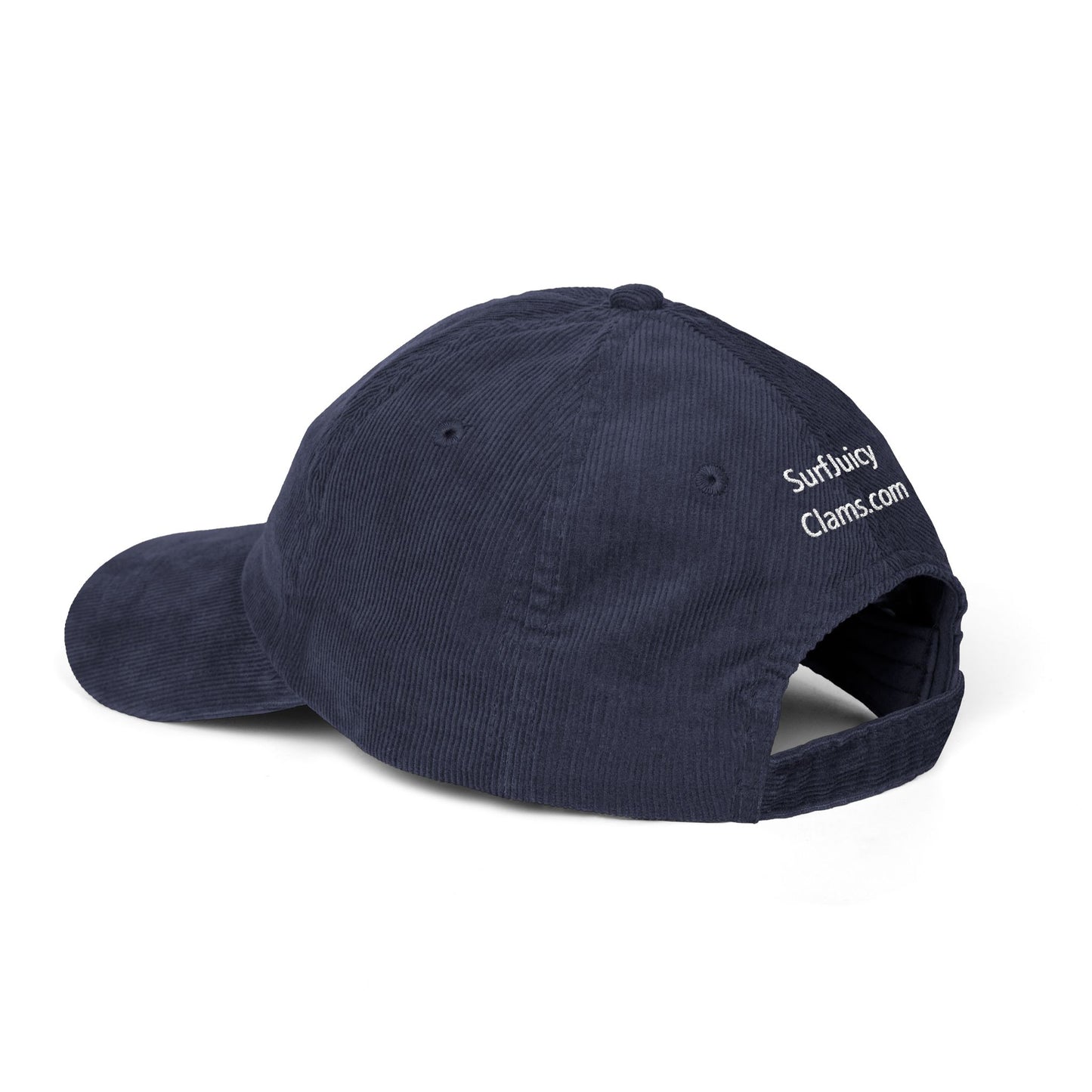 Juicy Clams Embroidered Corduroy Cap (E004)