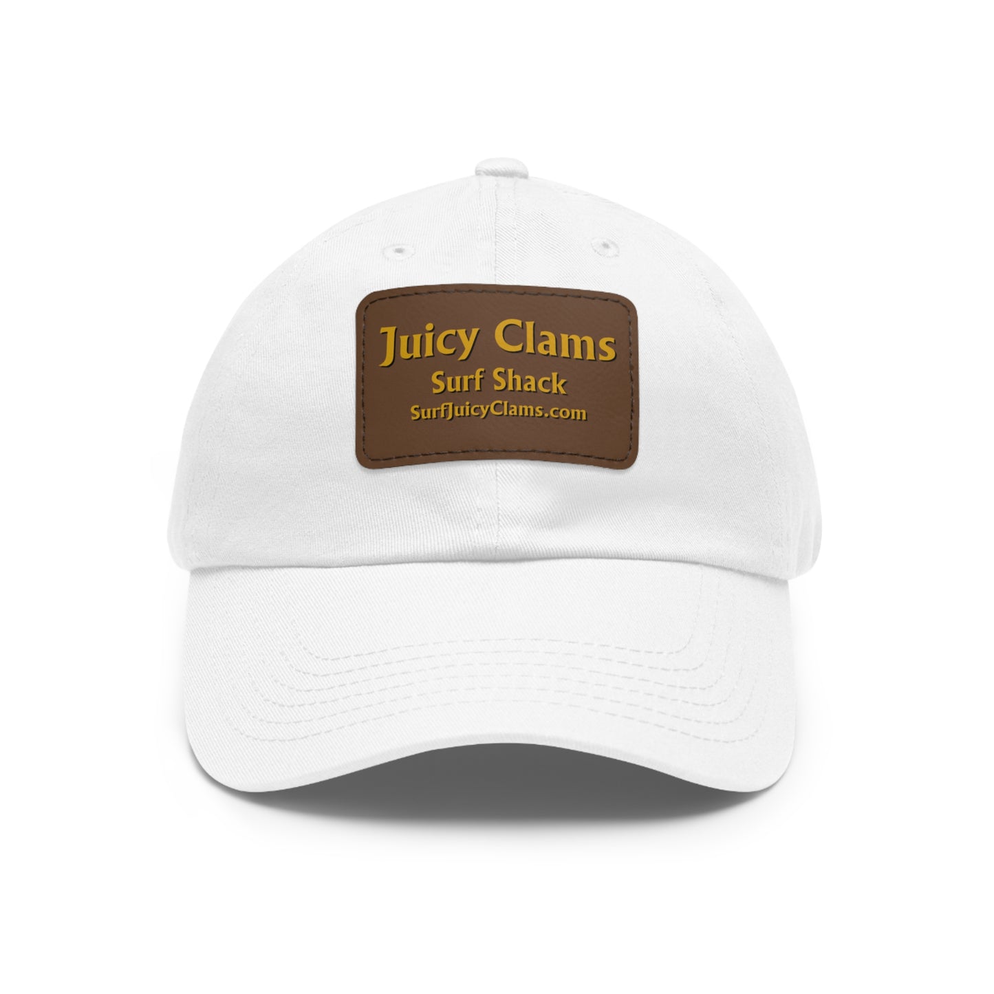 Juicy Clams Ball Cap with Light Brown Patch