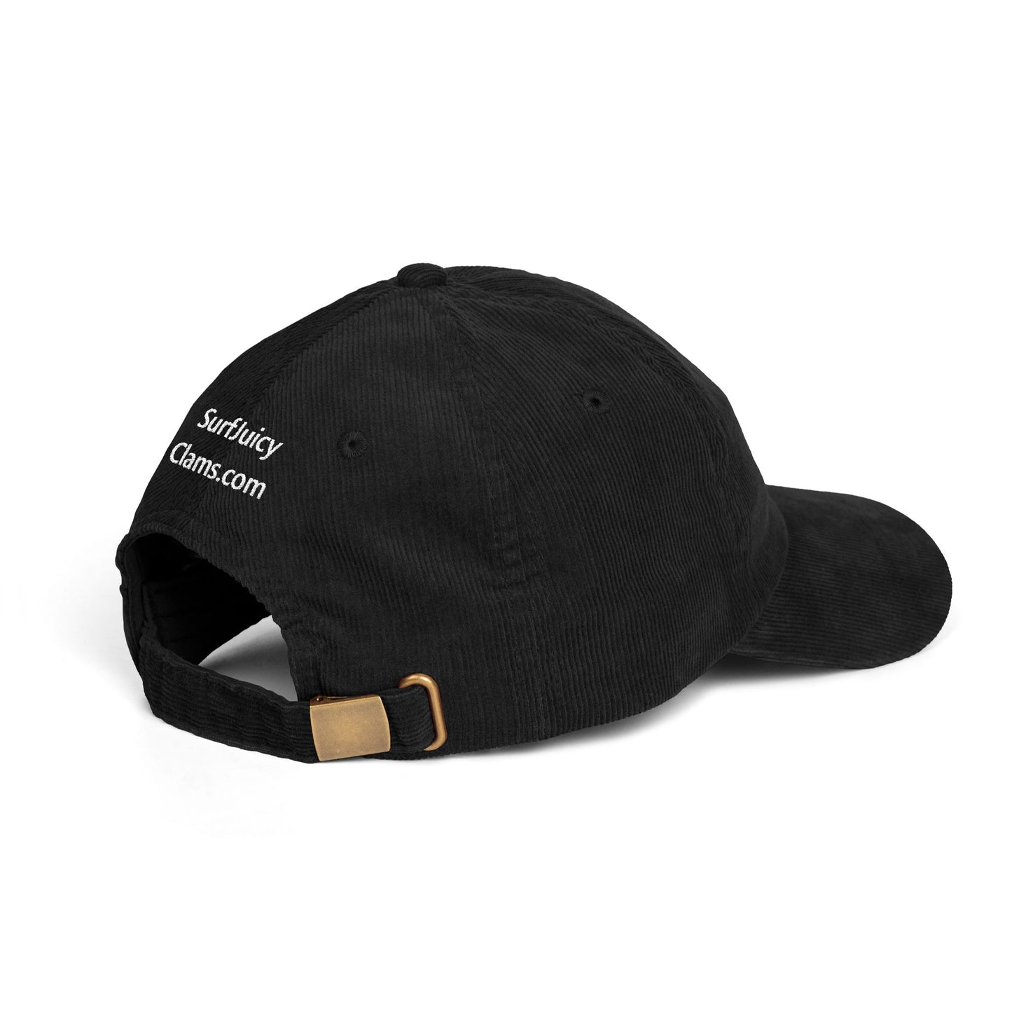 Juicy Clams Embroidered Corduroy Cap (E005)