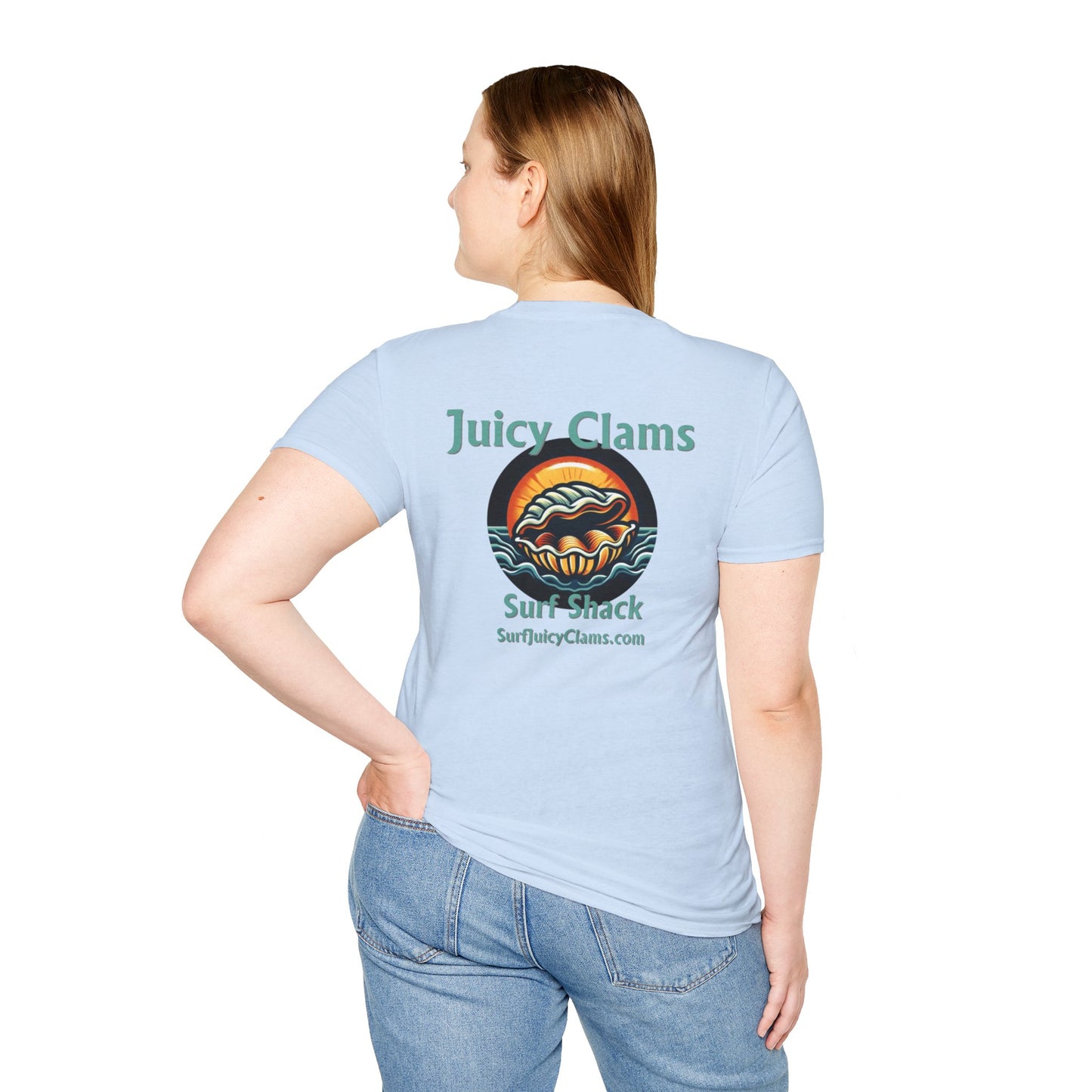 Juicy Clams Unisex Logo T-Shirt (A002)