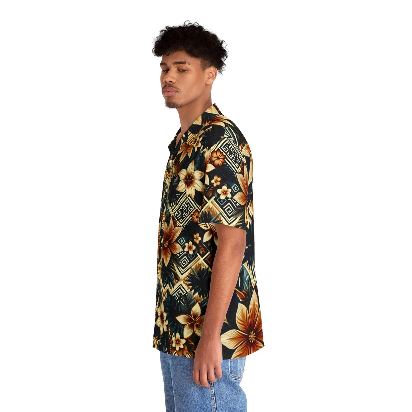 Juicy Clams Men's Hawaiian Shirt (1119)