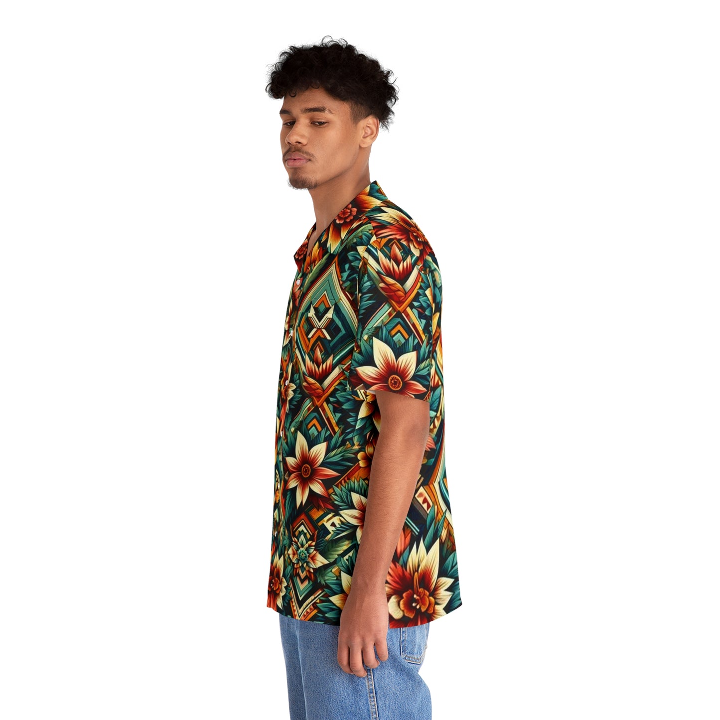 Juicy Clams Men's Hawaiian Shirt (1013)