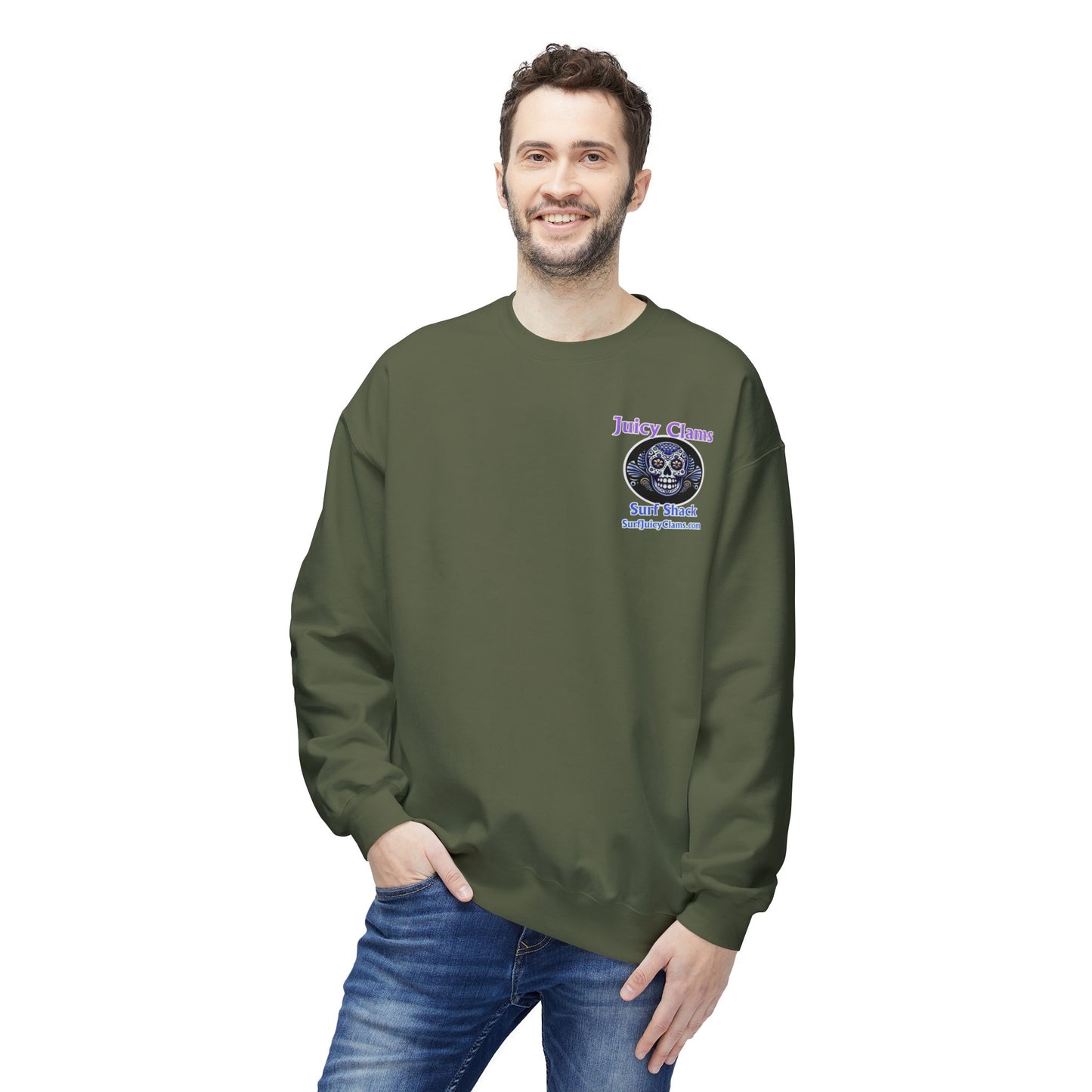 Juicy Clams Unisex Midweight Sweatshirt (A006)