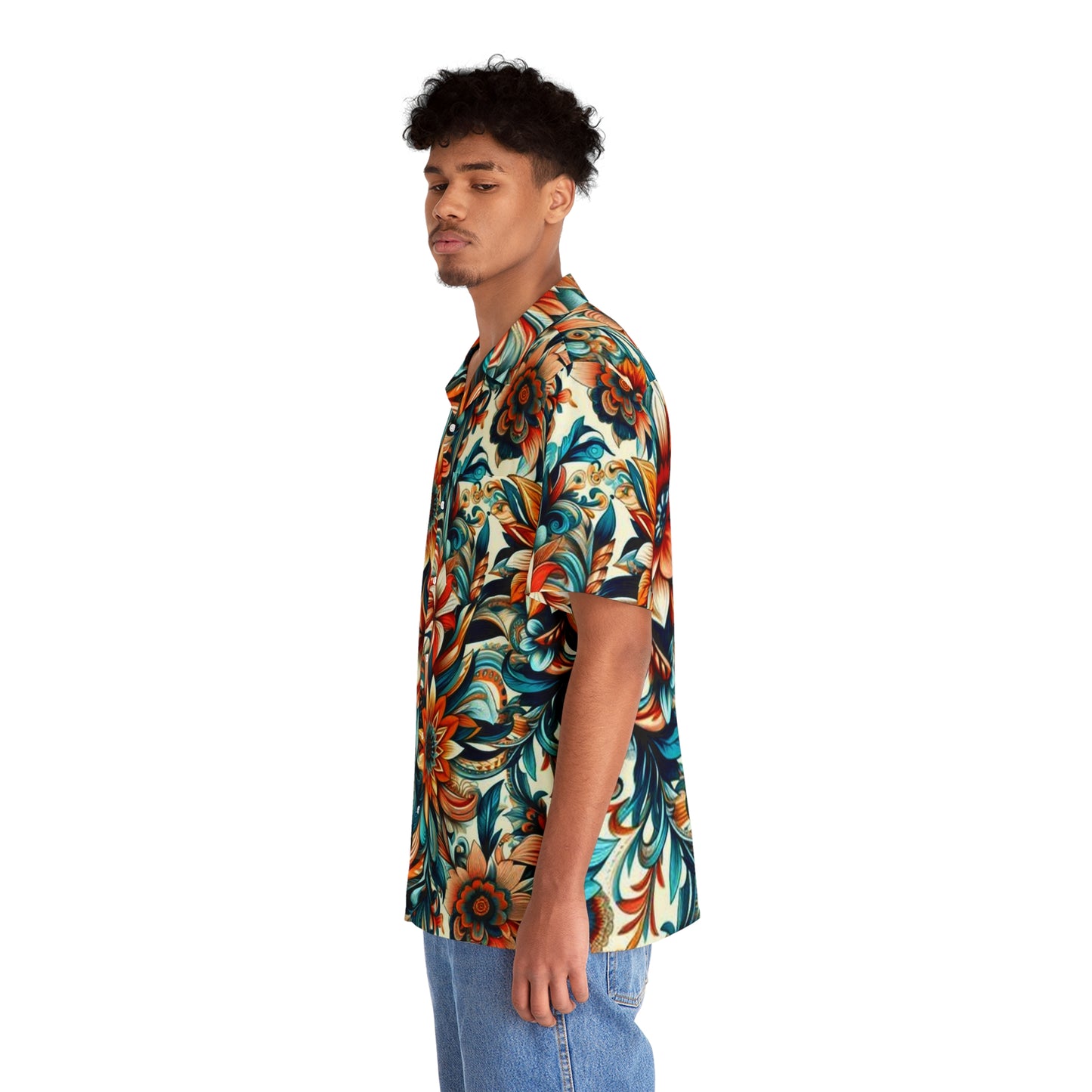 Juicy Clams Men's Hawaiian Shirt (1106)