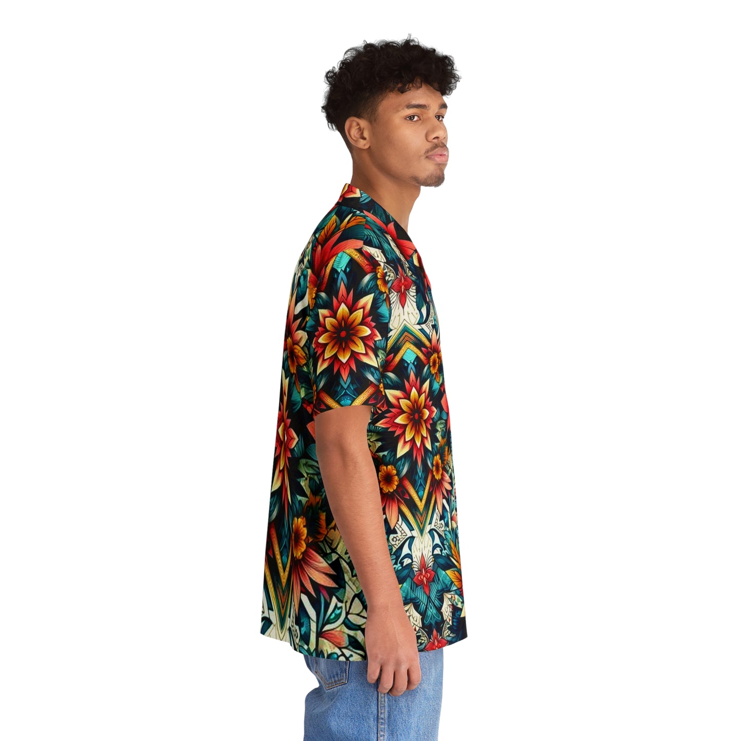 Juicy Clams Men's Hawaiian Shirt (1026)