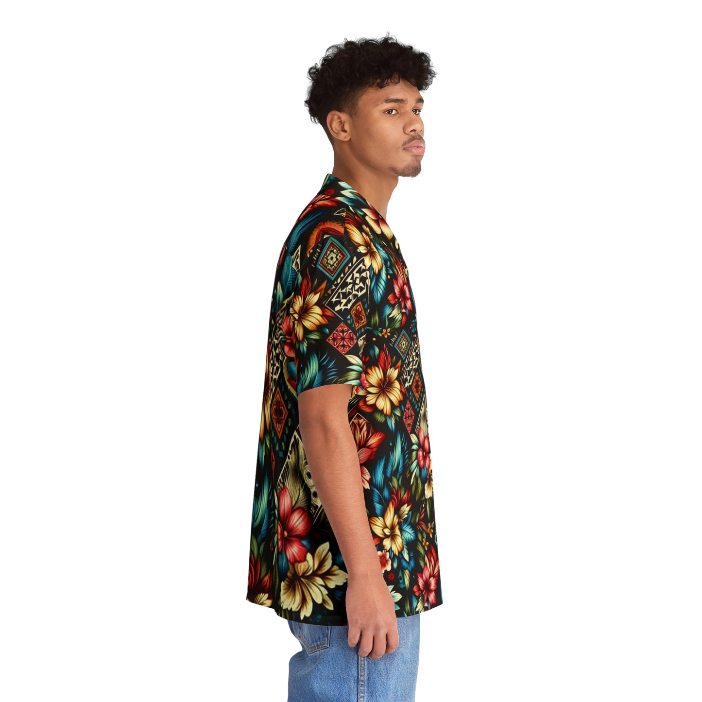 Juicy Clams Men's Hawaiian Shirt (1152)