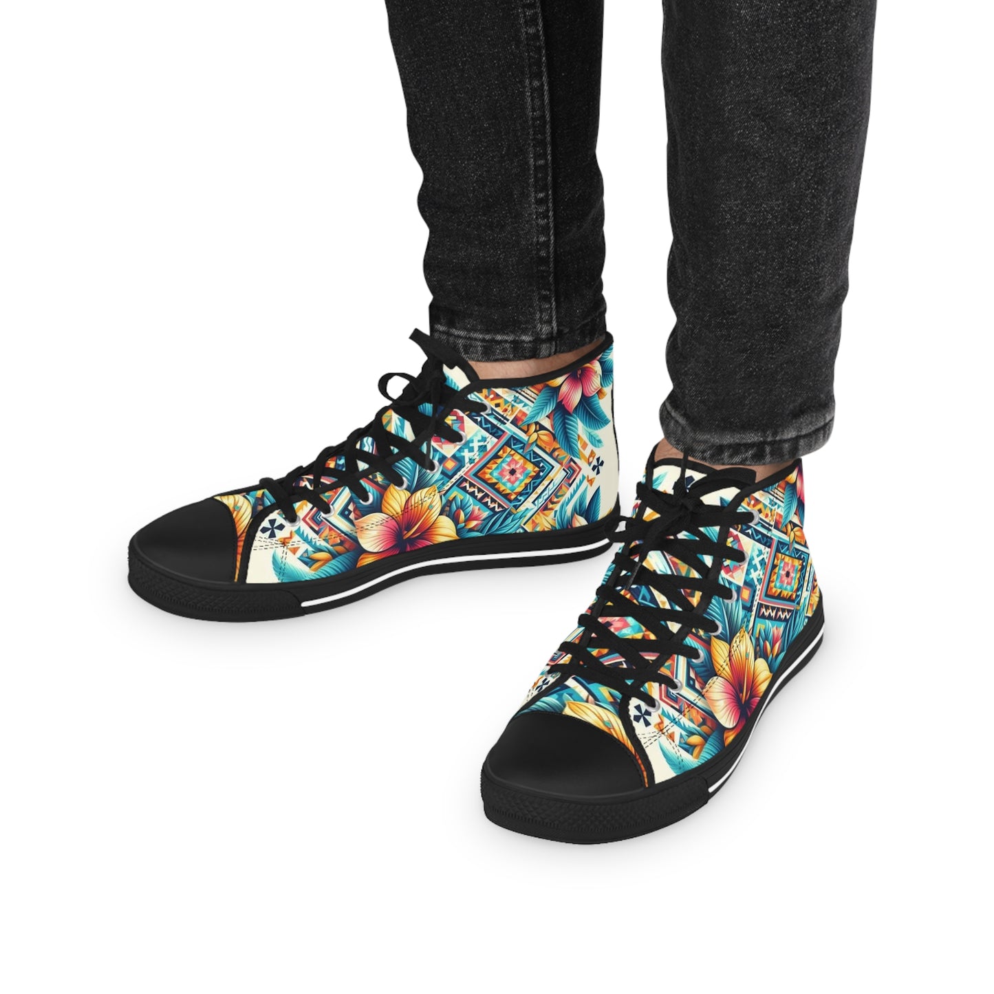 Juicy Clams Men's High Top Sneakers (H007)