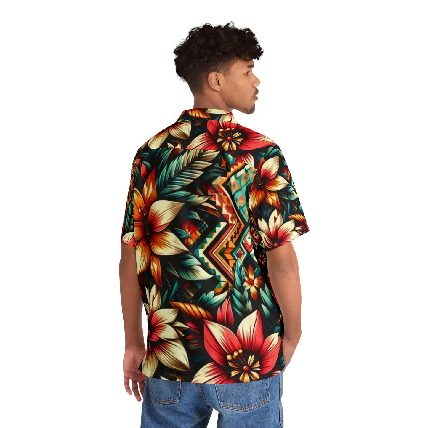 Juicy Clams Men's Hawaiian Shirt (1153)