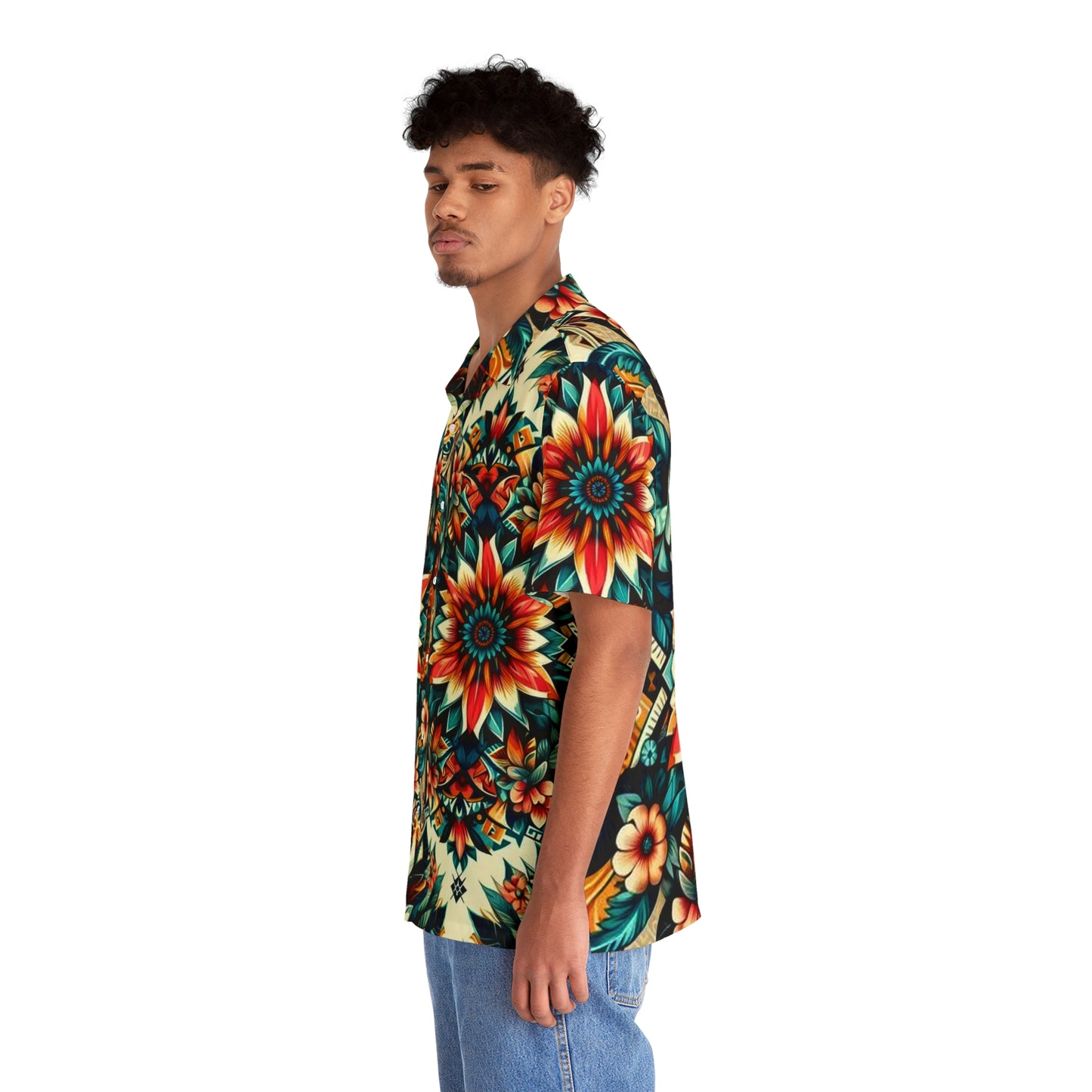 Juicy Clams Men's Hawaiian Shirt (1025)