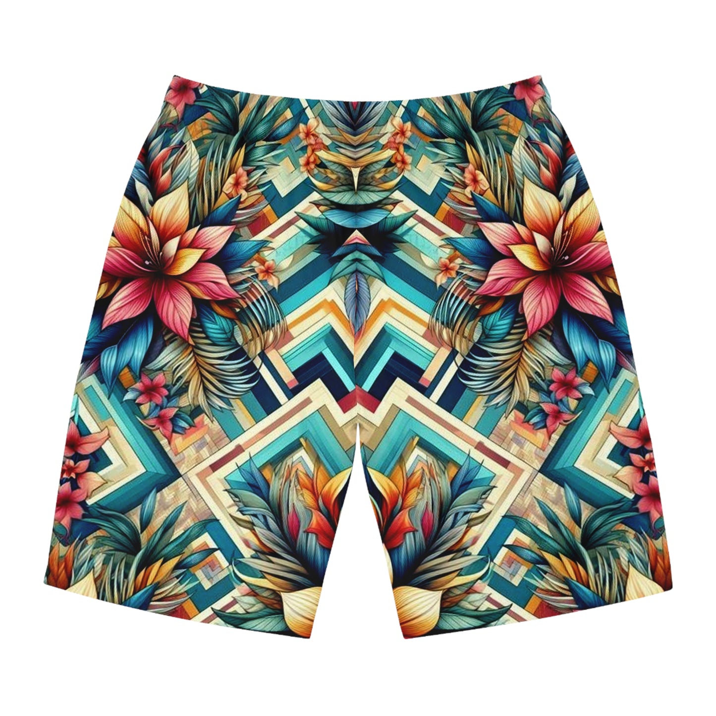 Juicy Clams Men's Board Shorts (H016)
