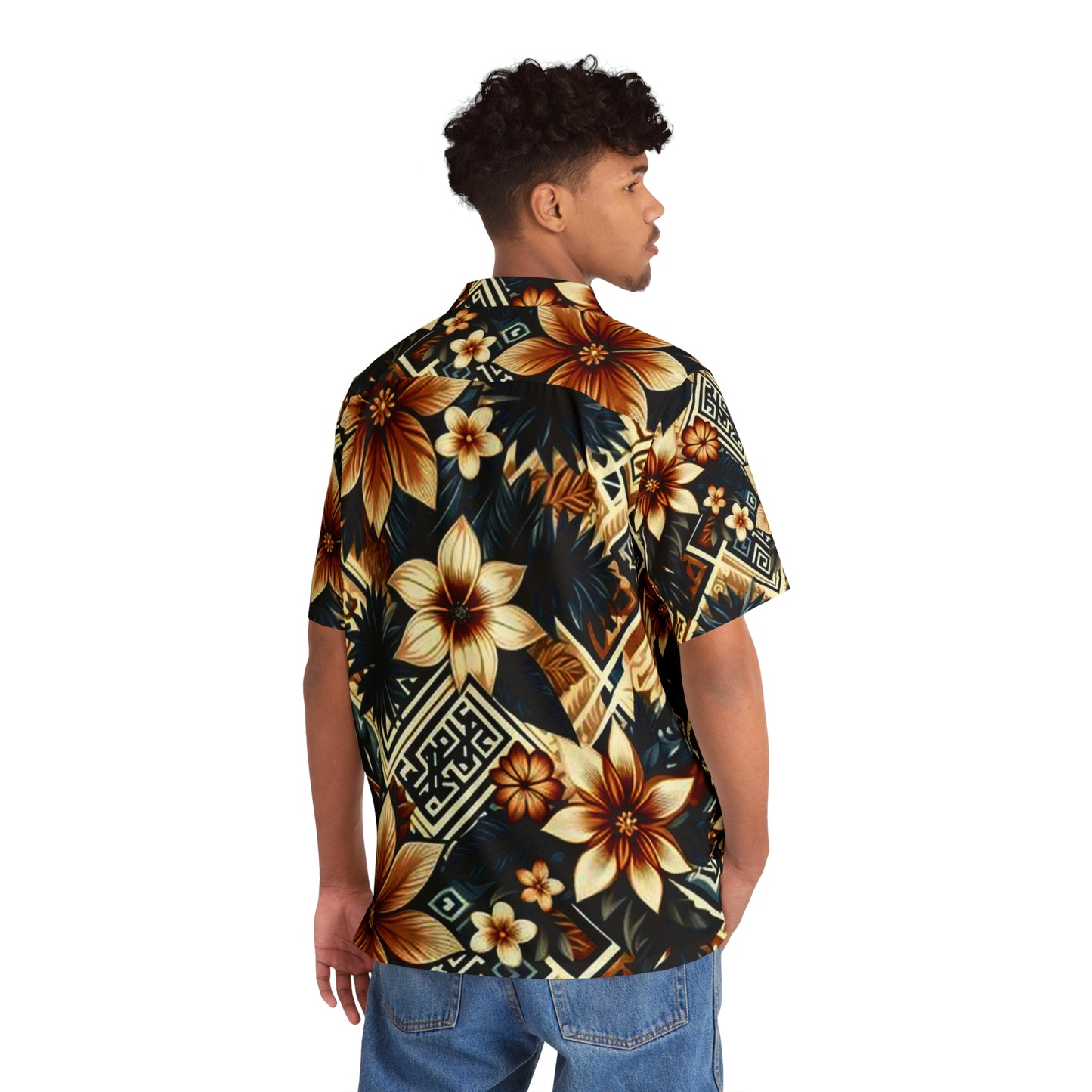 Juicy Clams Men's Hawaiian Shirt (1119)