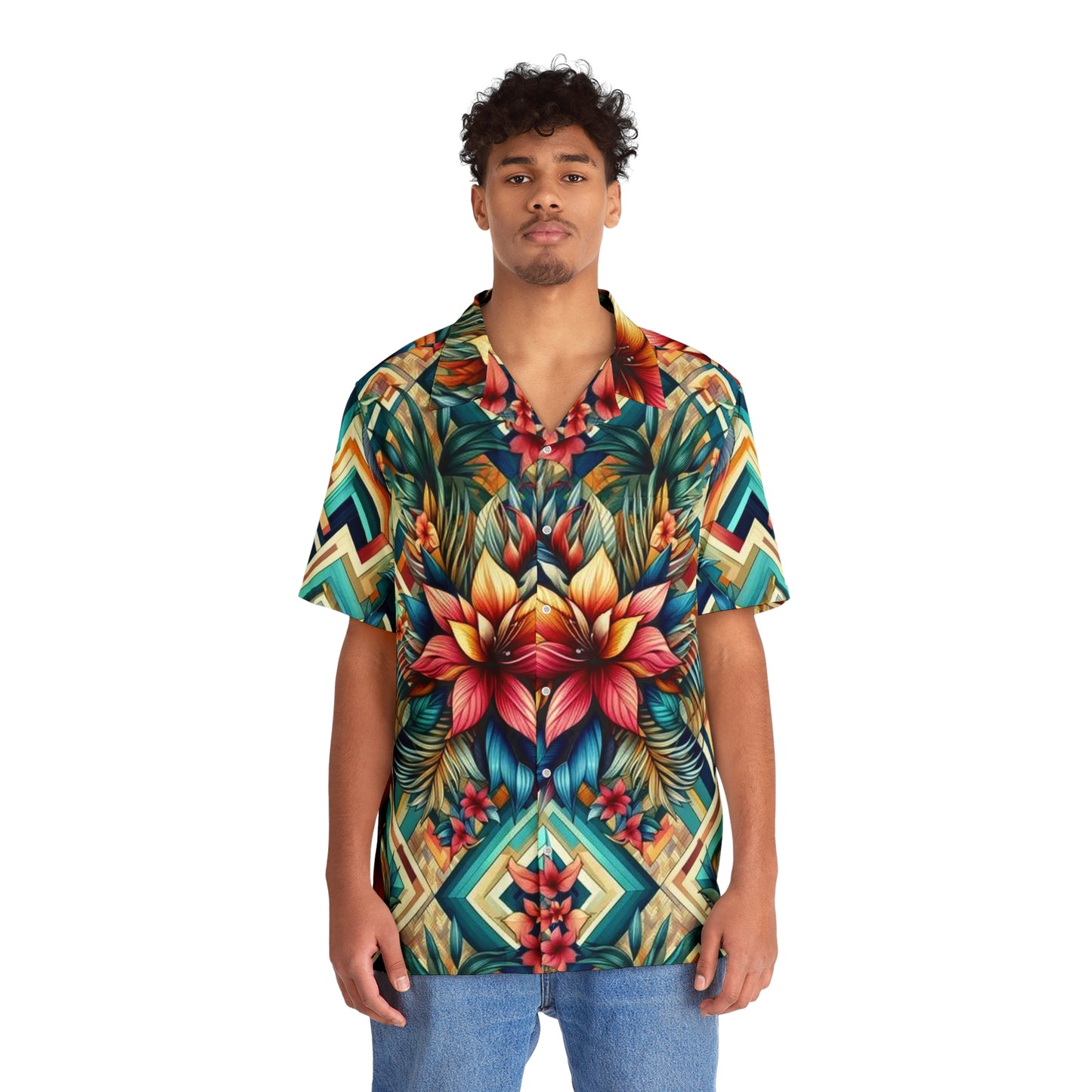 Juicy Clams Men's Hawaiian Shirt (1016)