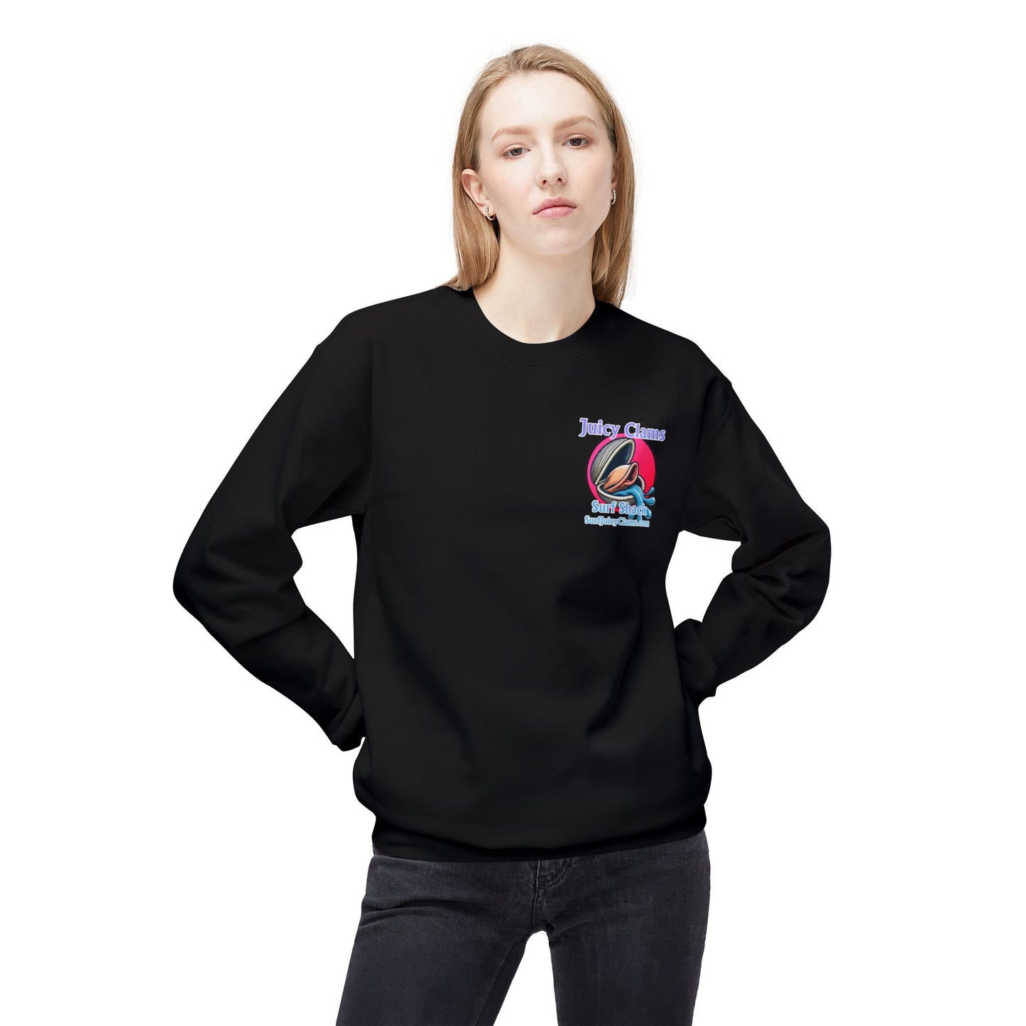 Juicy Clams Unisex Midweight Sweatshirt (A007)