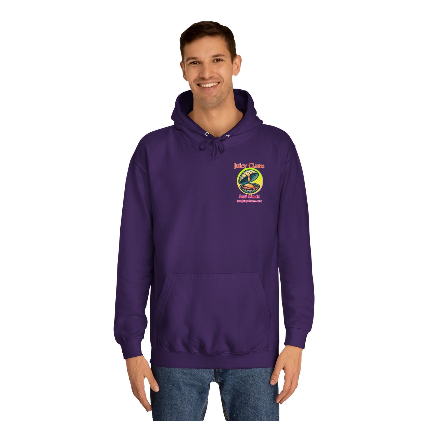 Juicy Clams Unisex College Hoodie (A010)