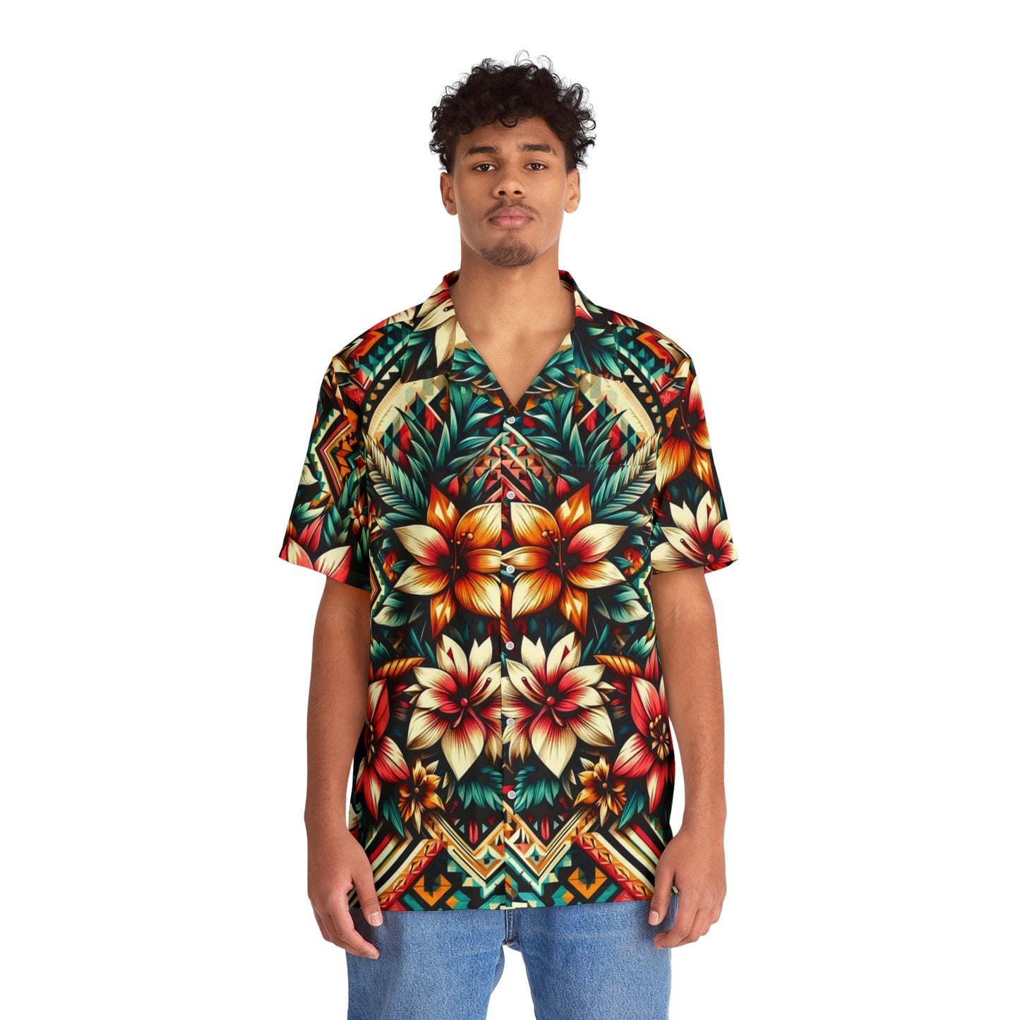 Juicy Clams Men's Hawaiian Shirt (1153)