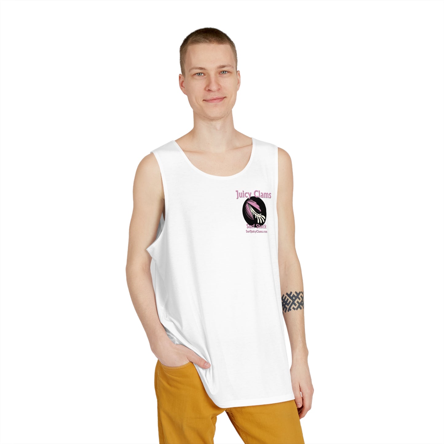 Juicy Clams Men's Logo Tank (A001)