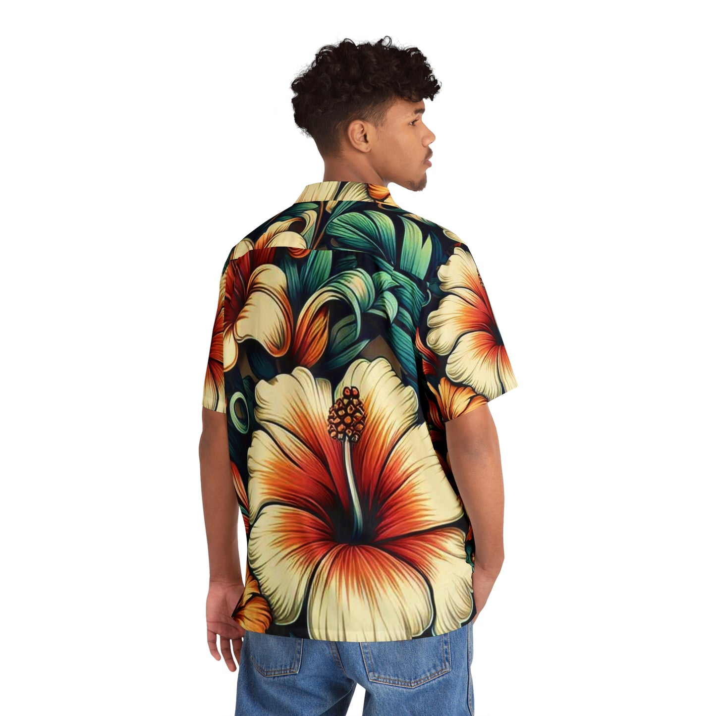 Juicy Clams Men's Hawaiian Shirt (1090)