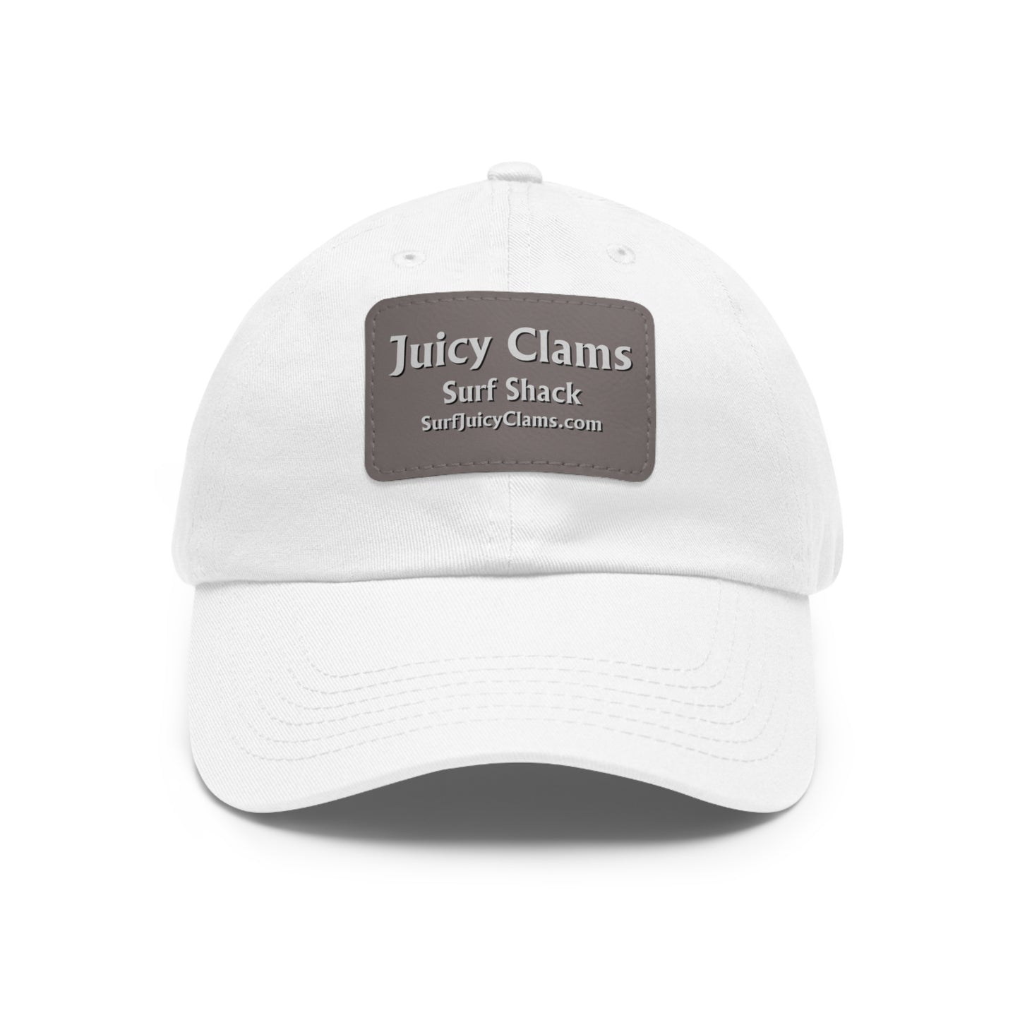 Juicy Clams Ball Cap with Grey Patch