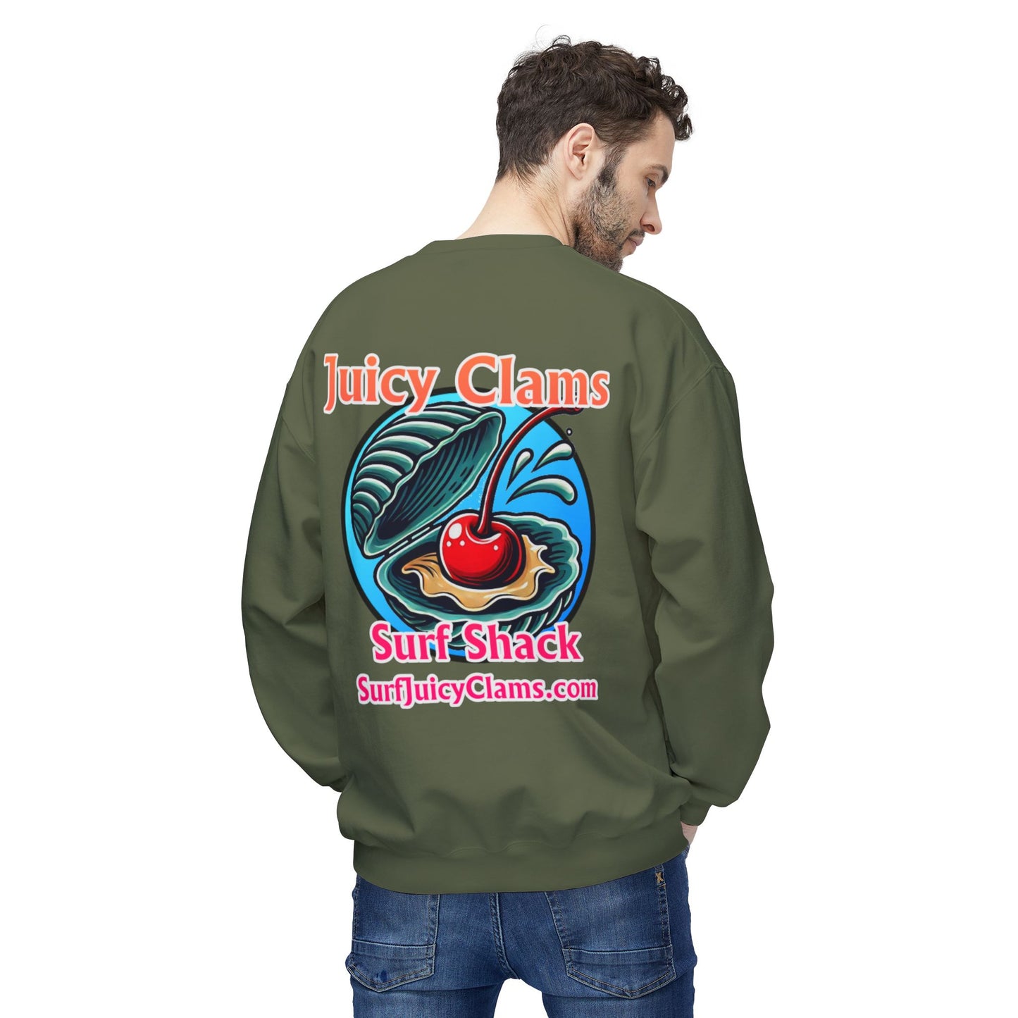 Juicy Clams Unisex Midweight Sweatshirt (A003)
