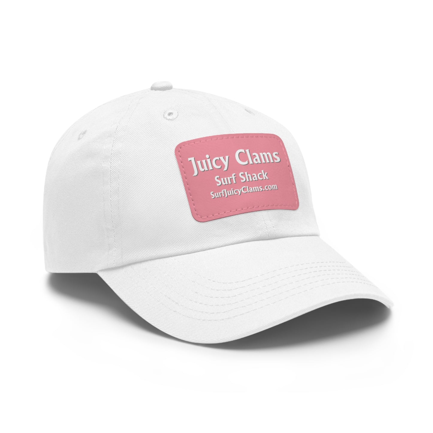 Juicy Clams Ball Cap with Pink Patch