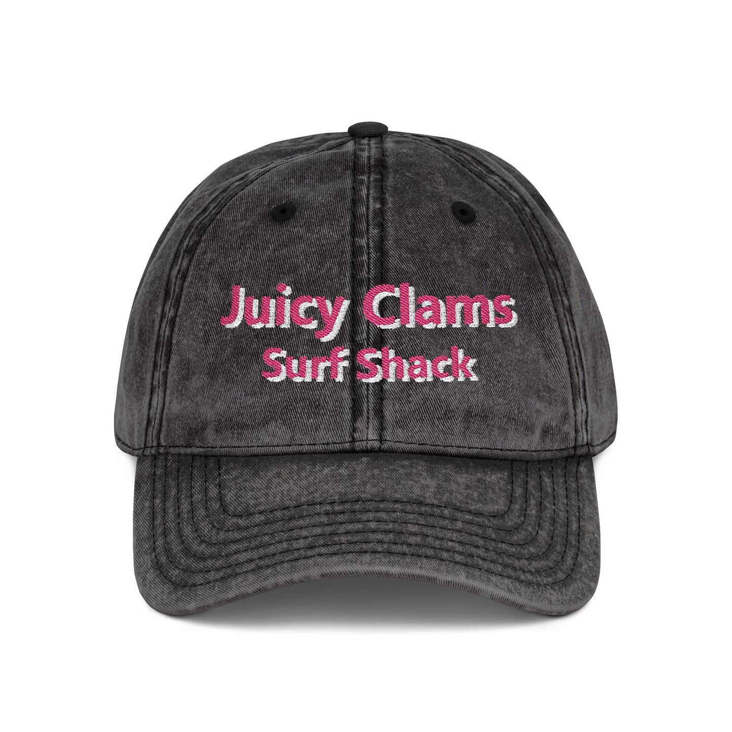 Juicy Clams Embroidered Vintage Cap (E003)