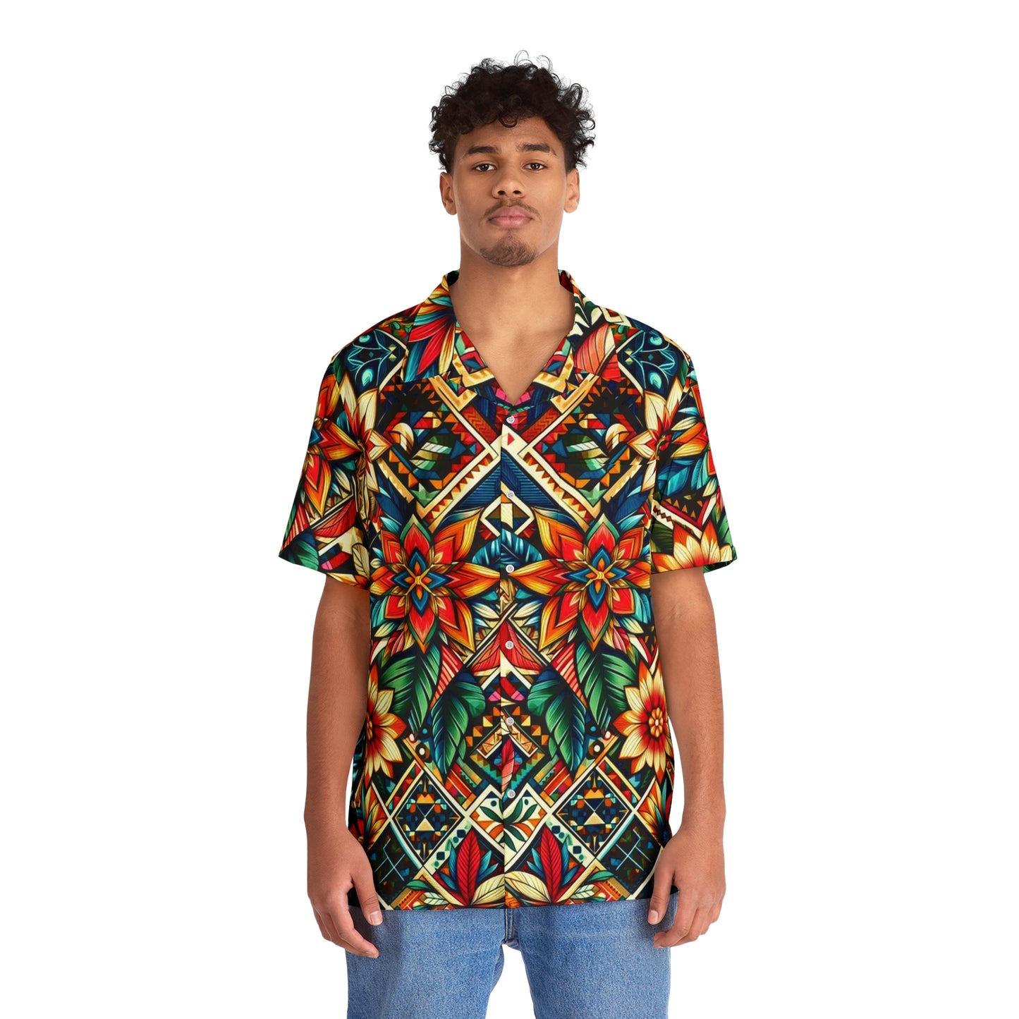 Juicy Clams Men's Hawaiian Shirt (1018)
