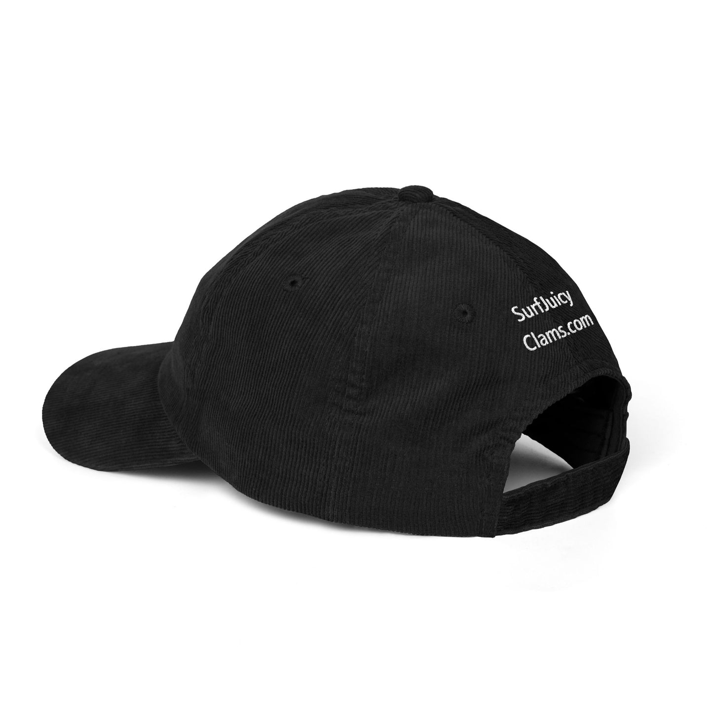 Juicy Clams Embroidered Corduroy Cap (E007)