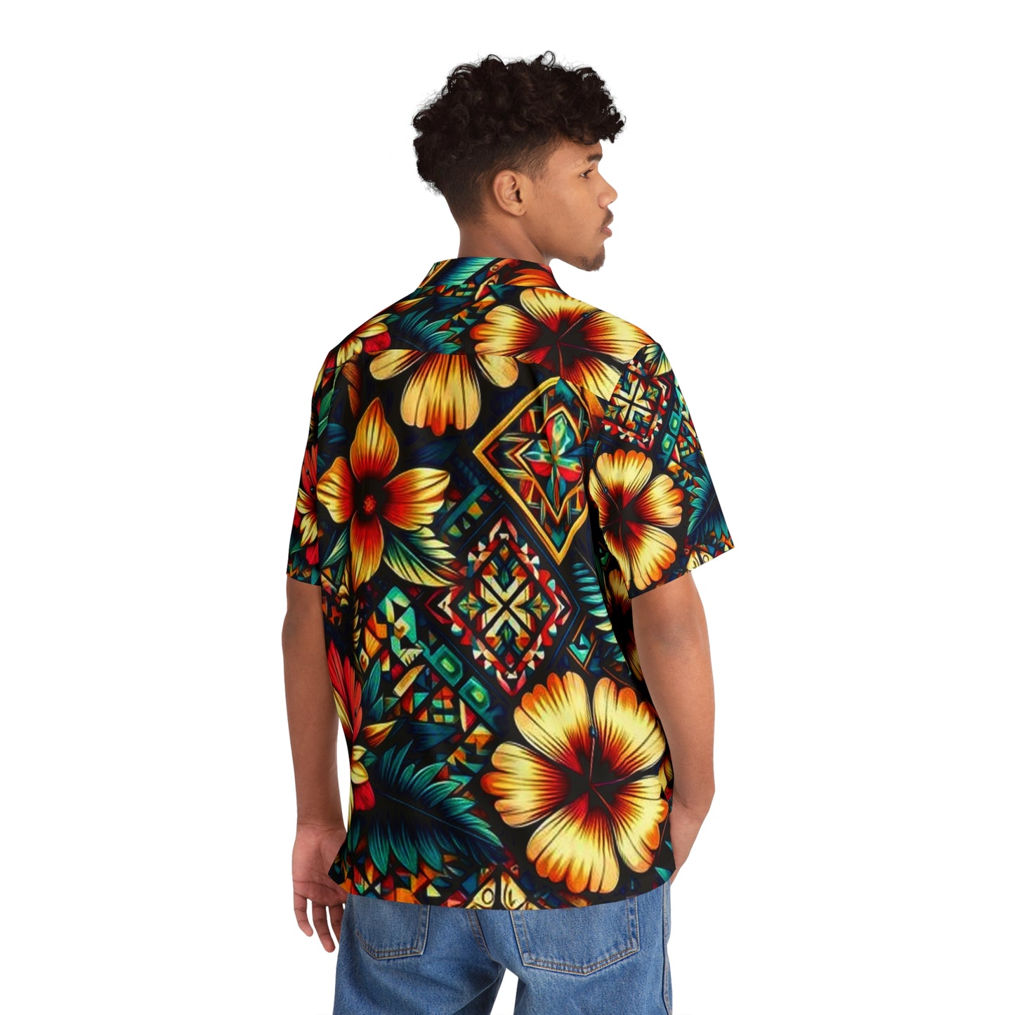 Juicy Clams Men's Hawaiian Shirt (1087)