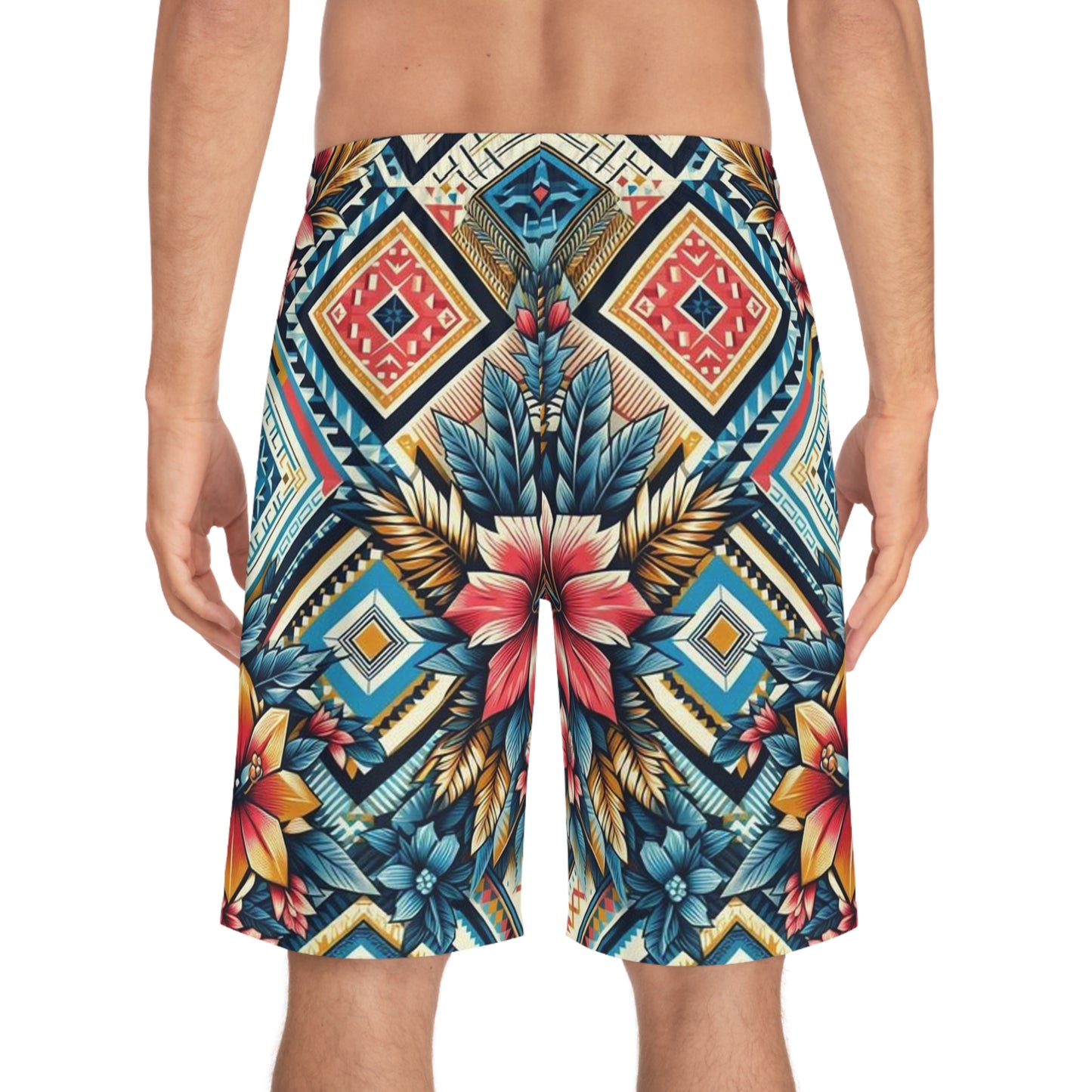 Juicy Clams Men's Board Shorts (H029)