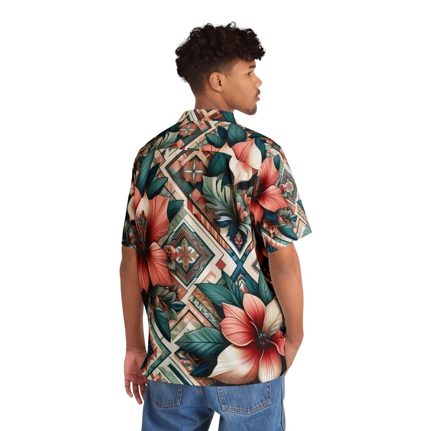 Juicy Clams Men's Hawaiian Shirt (1165)