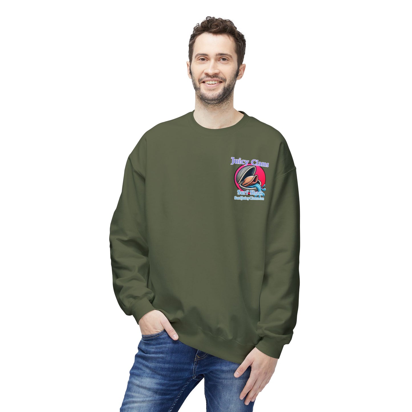 Juicy Clams Unisex Midweight Sweatshirt (A007)
