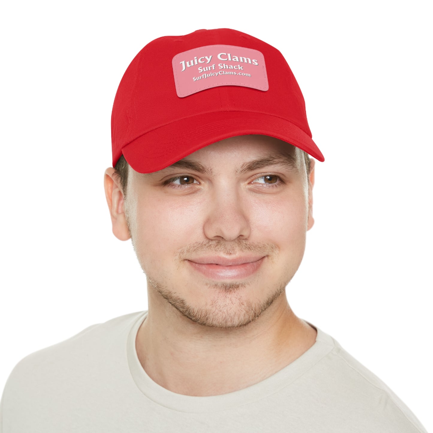 Juicy Clams Ball Cap with Pink Patch