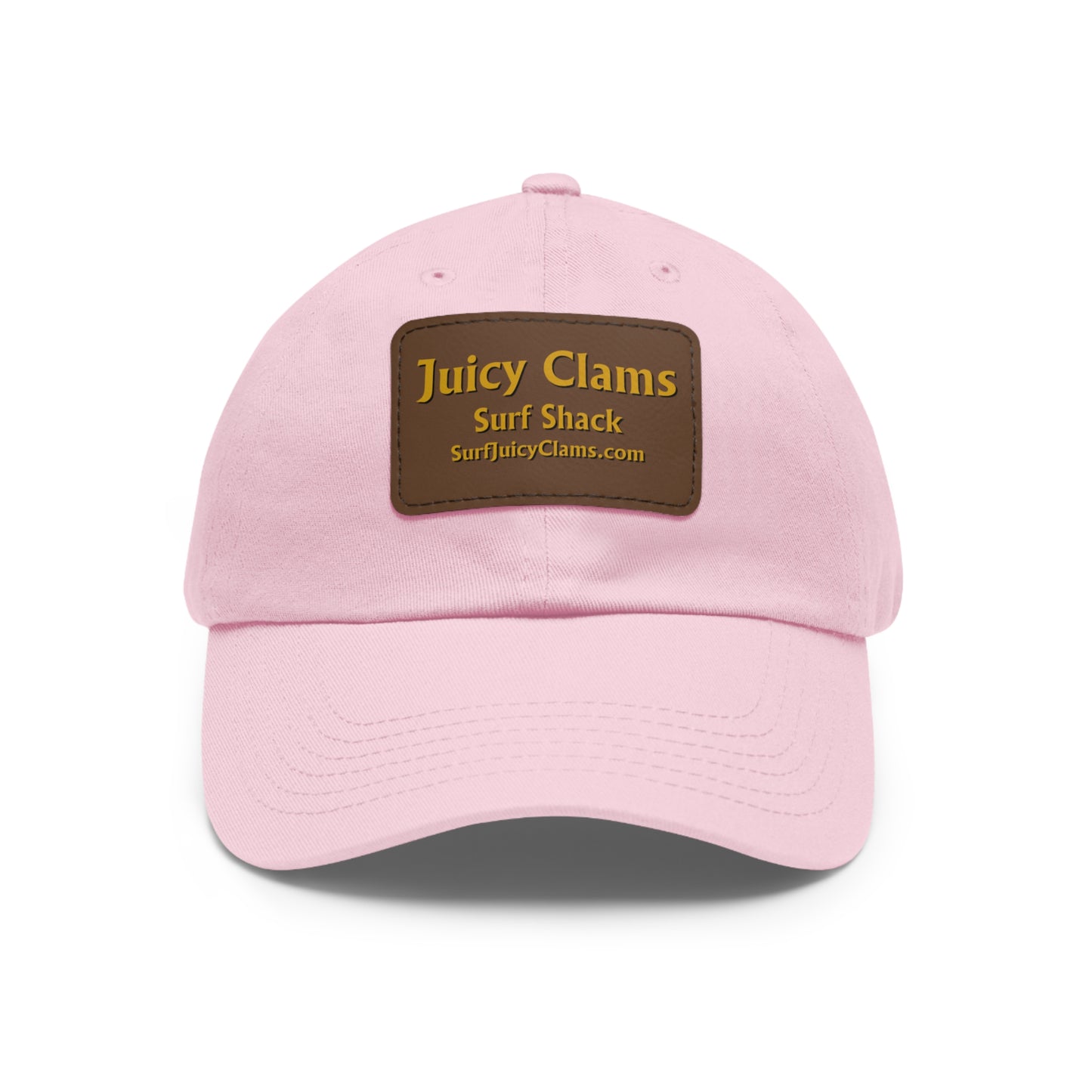 Juicy Clams Ball Cap with Light Brown Patch