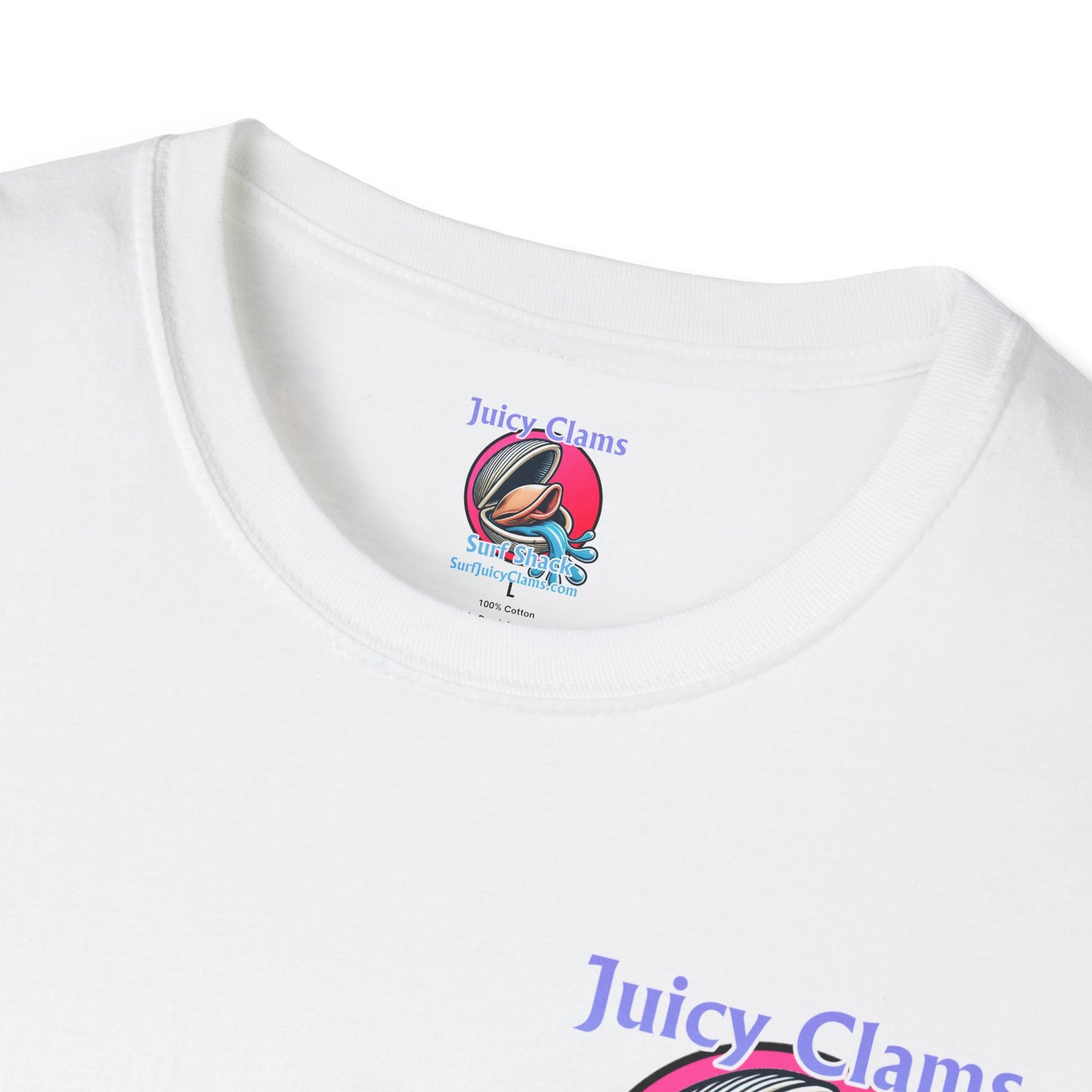 Juicy Clams Unisex Logo T-Shirt (A007)