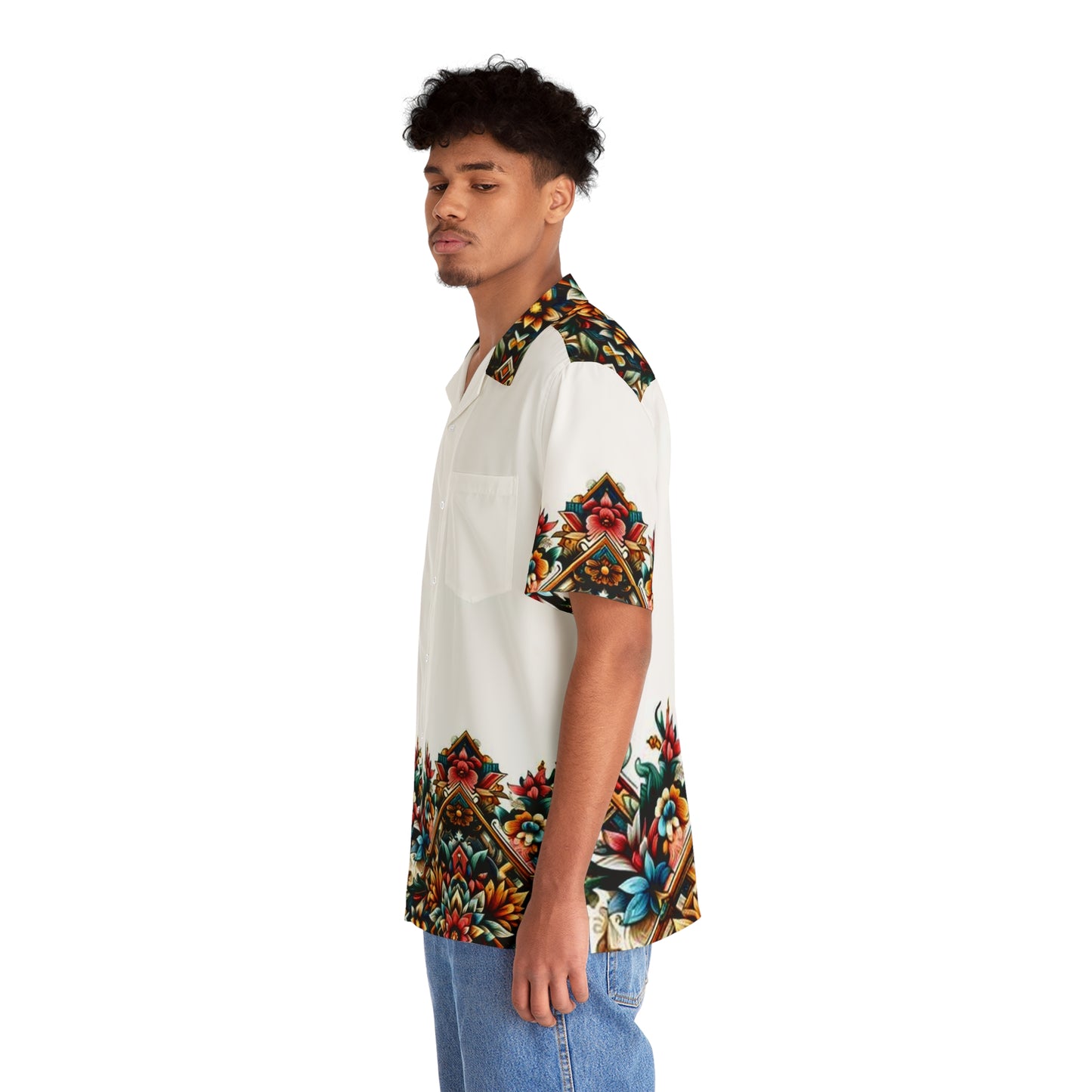 Juicy Clams Men's Hawaiian Shirt (1145)