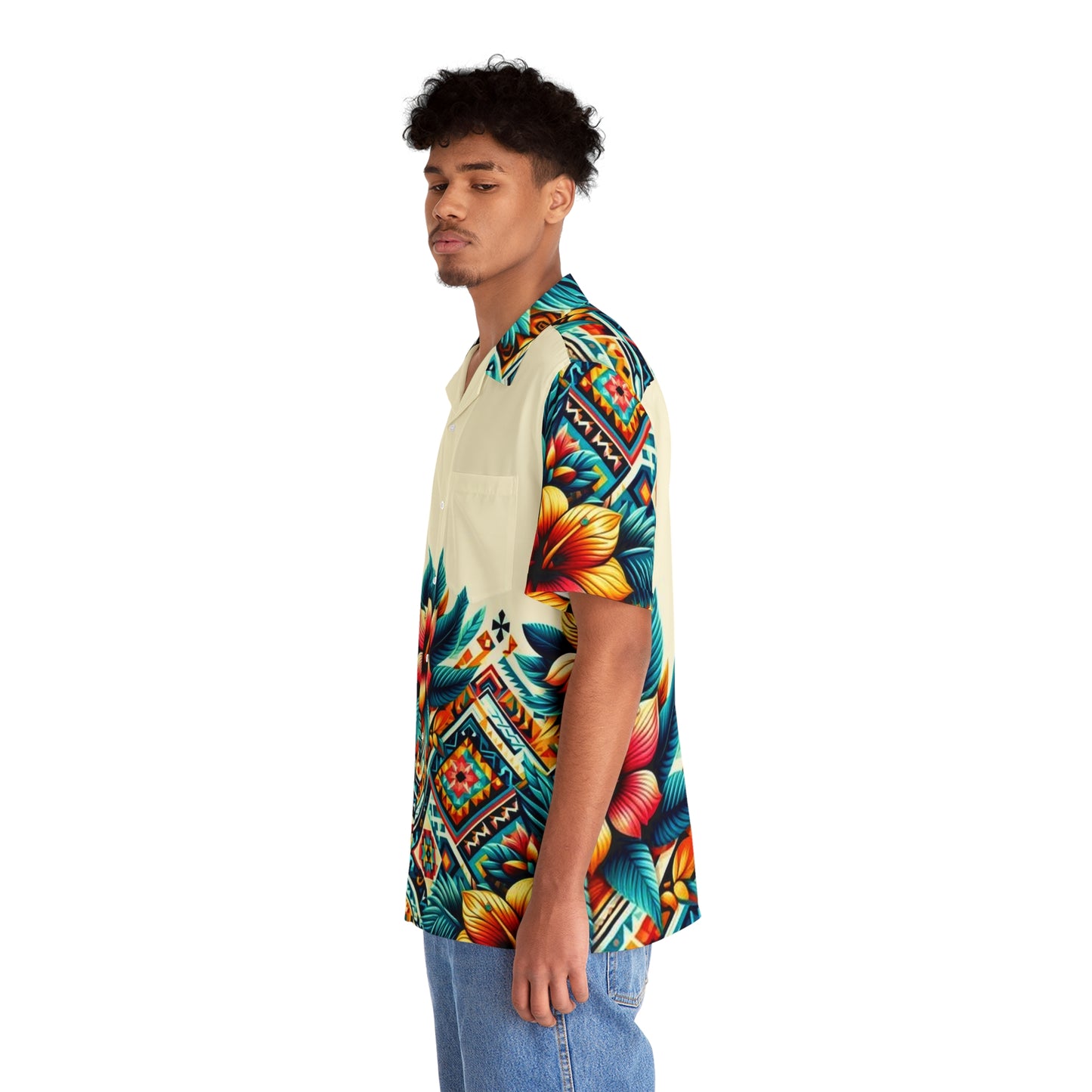 Juicy Clams Men's Hawaiian Shirt (1007)