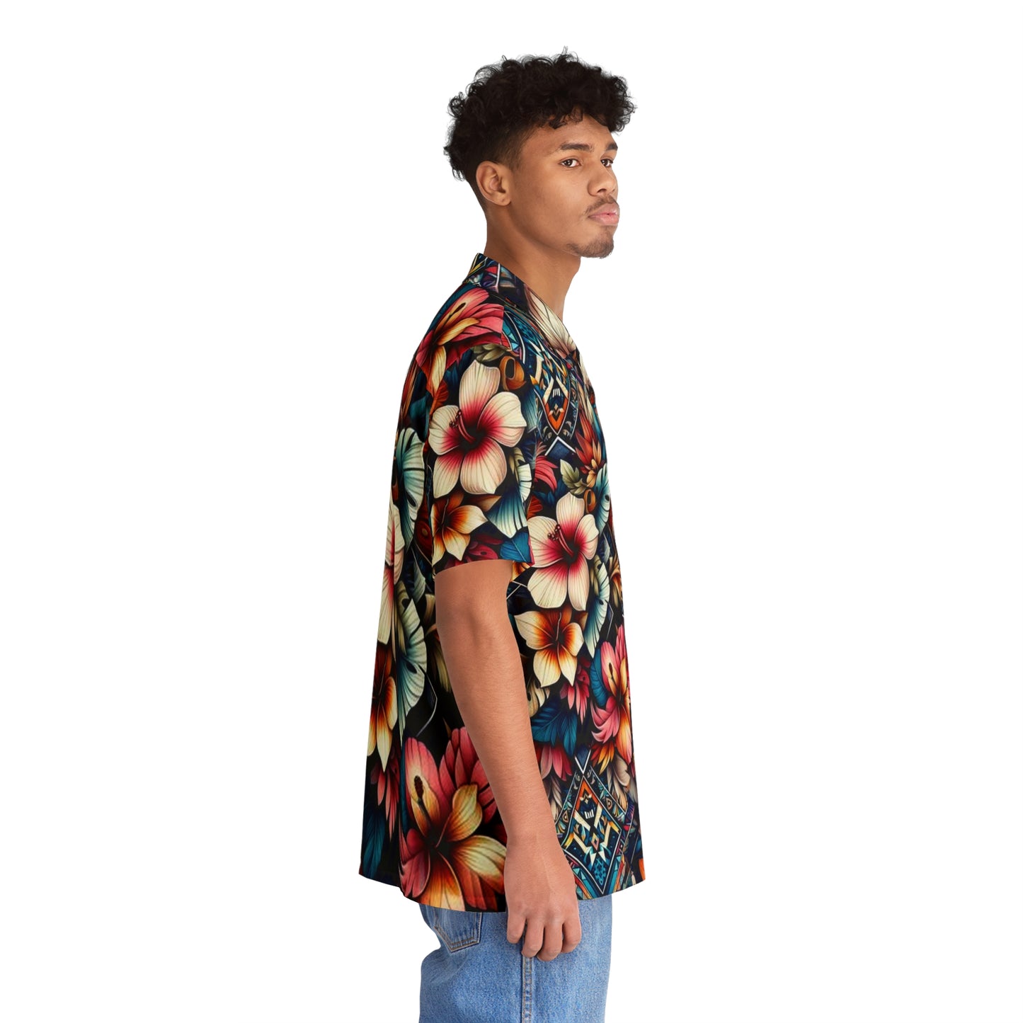 Juicy Clams Men's Hawaiian Shirt (1156)