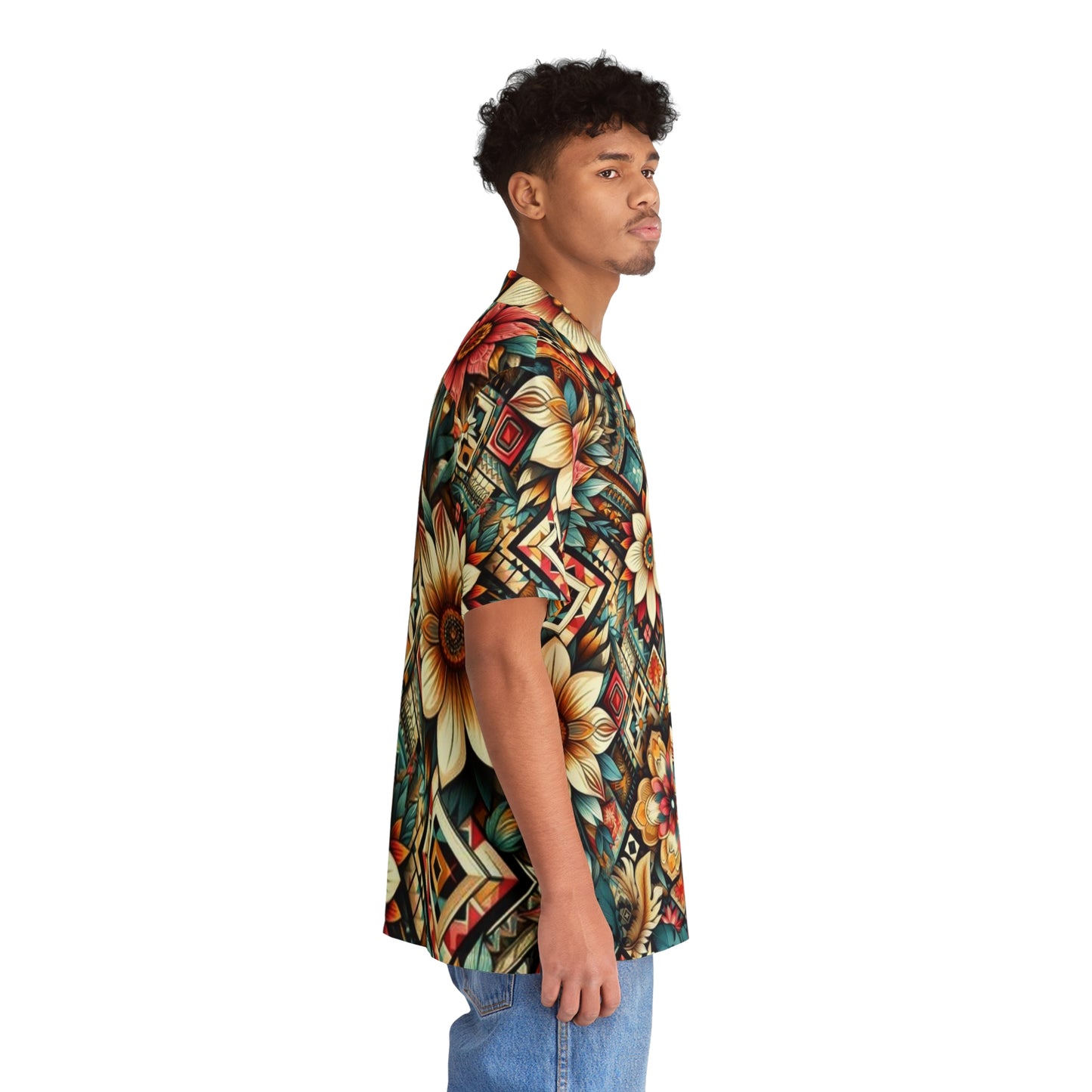 Juicy Clams Men's Hawaiian Shirt (1159)