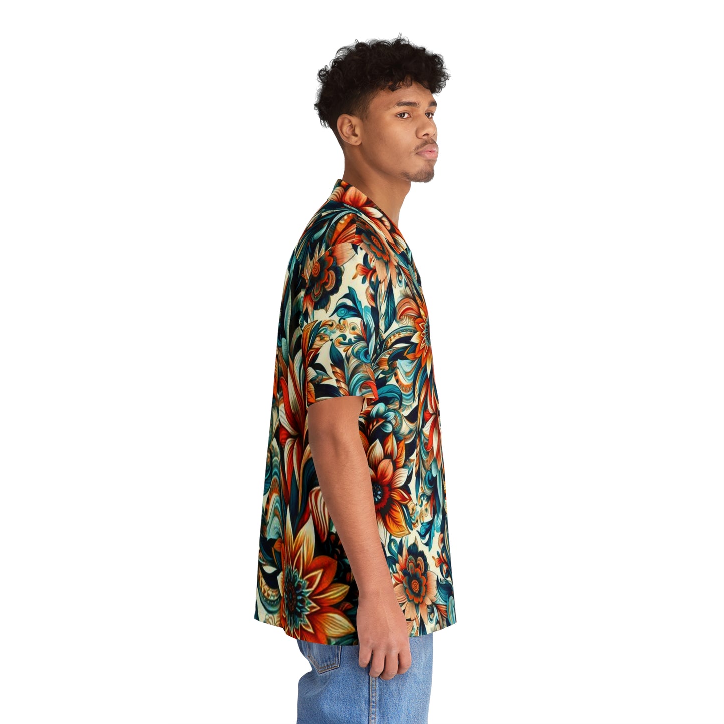 Juicy Clams Men's Hawaiian Shirt (1106)