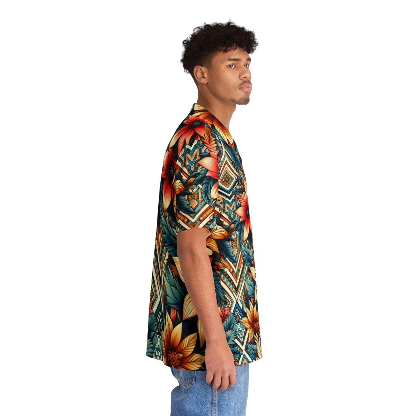 Juicy Clams Men's Hawaiian Shirt (1117)