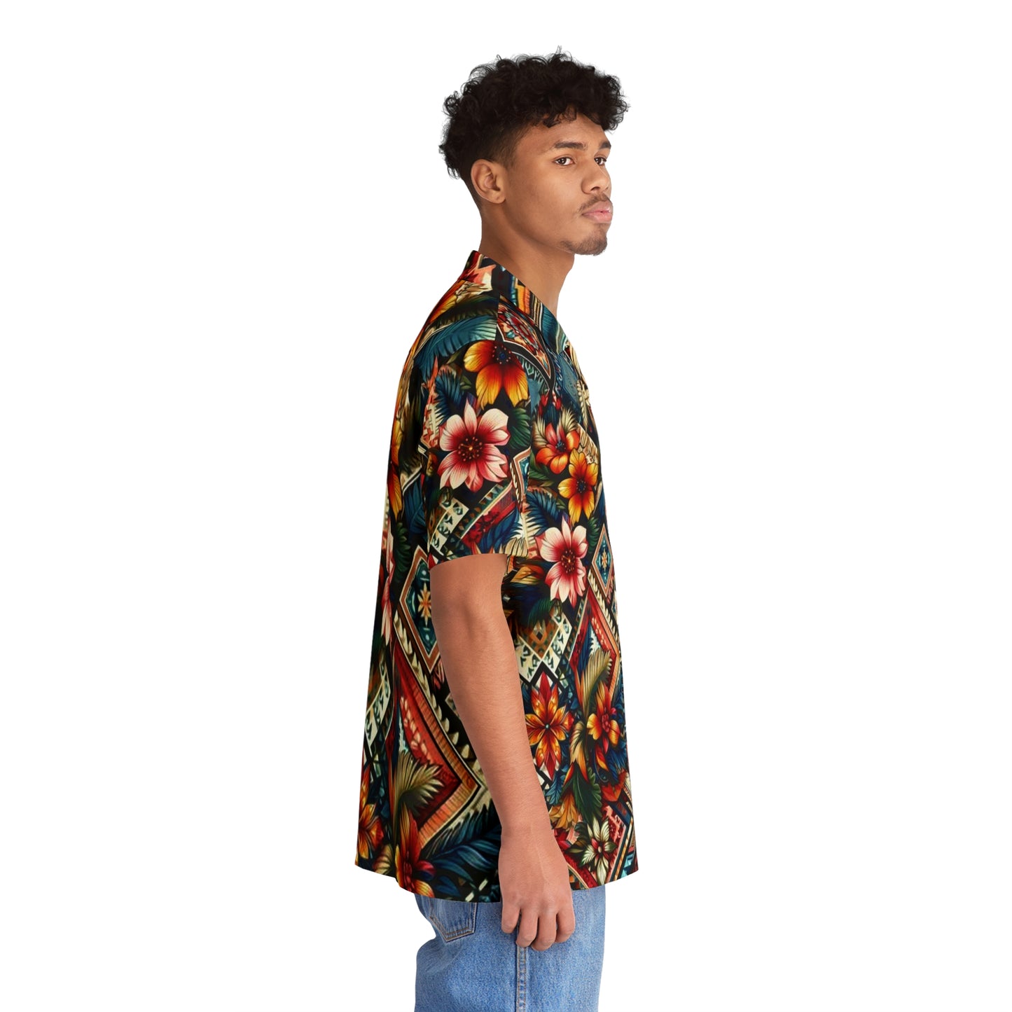 Juicy Clams Men's Hawaiian Shirt (1148)