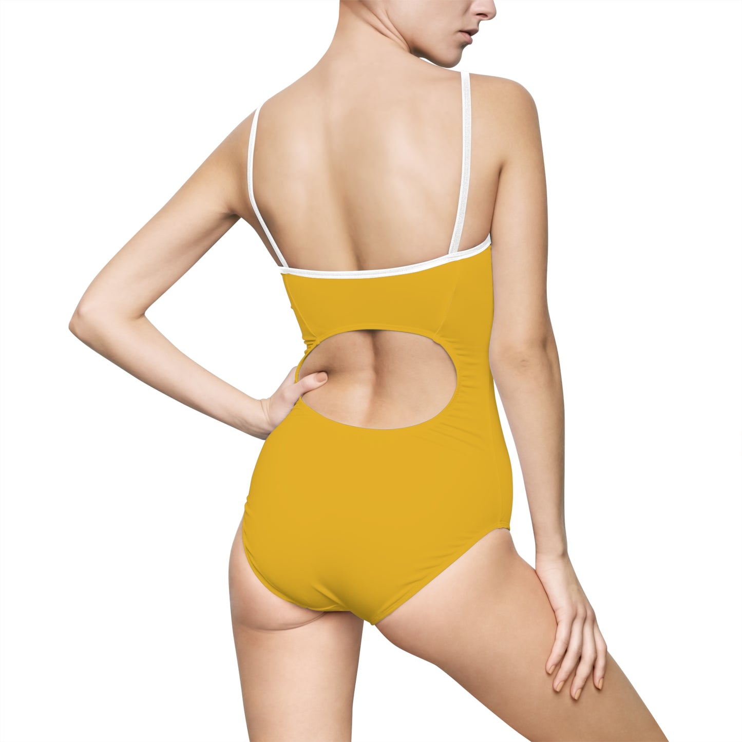 Juicy Clams Women's Spaghetti Strap One-Piece Swimsuit (2101)