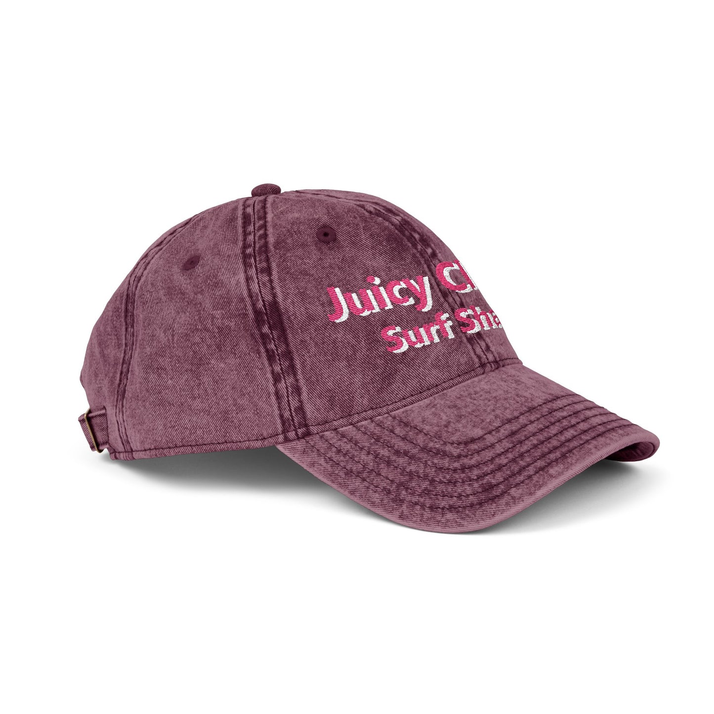 Juicy Clams Embroidered Vintage Cap (E003)