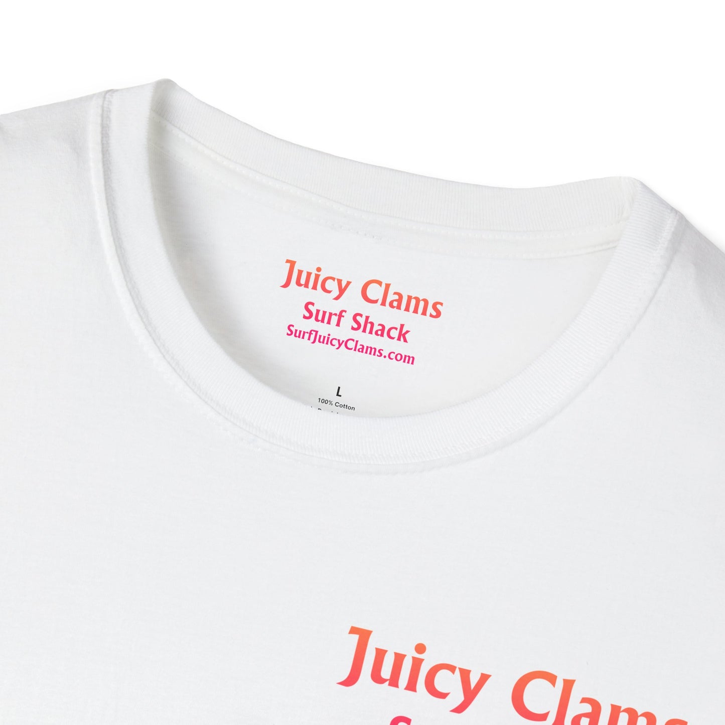 Juicy Clams Unisex Logo T-Shirt (A200)