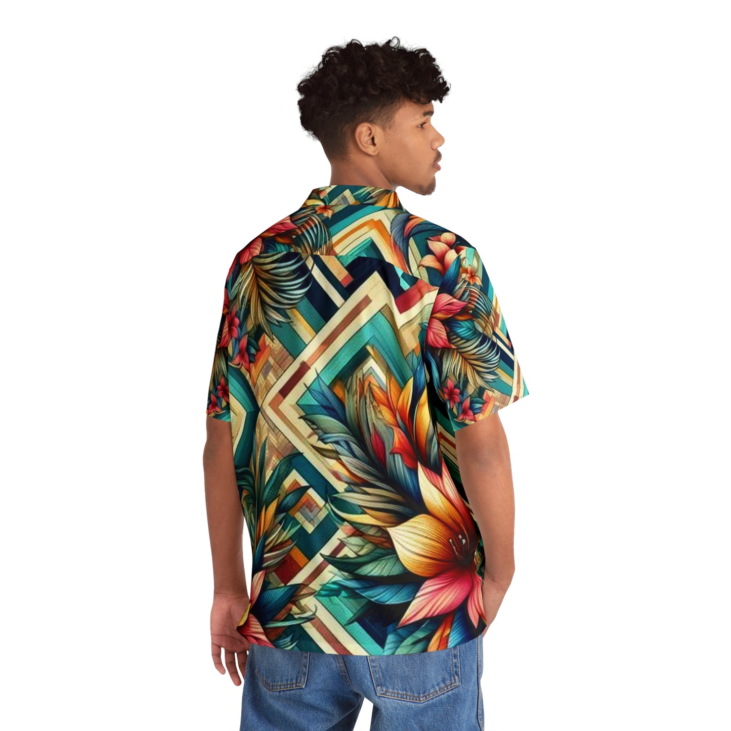 Juicy Clams Men's Hawaiian Shirt (1016)