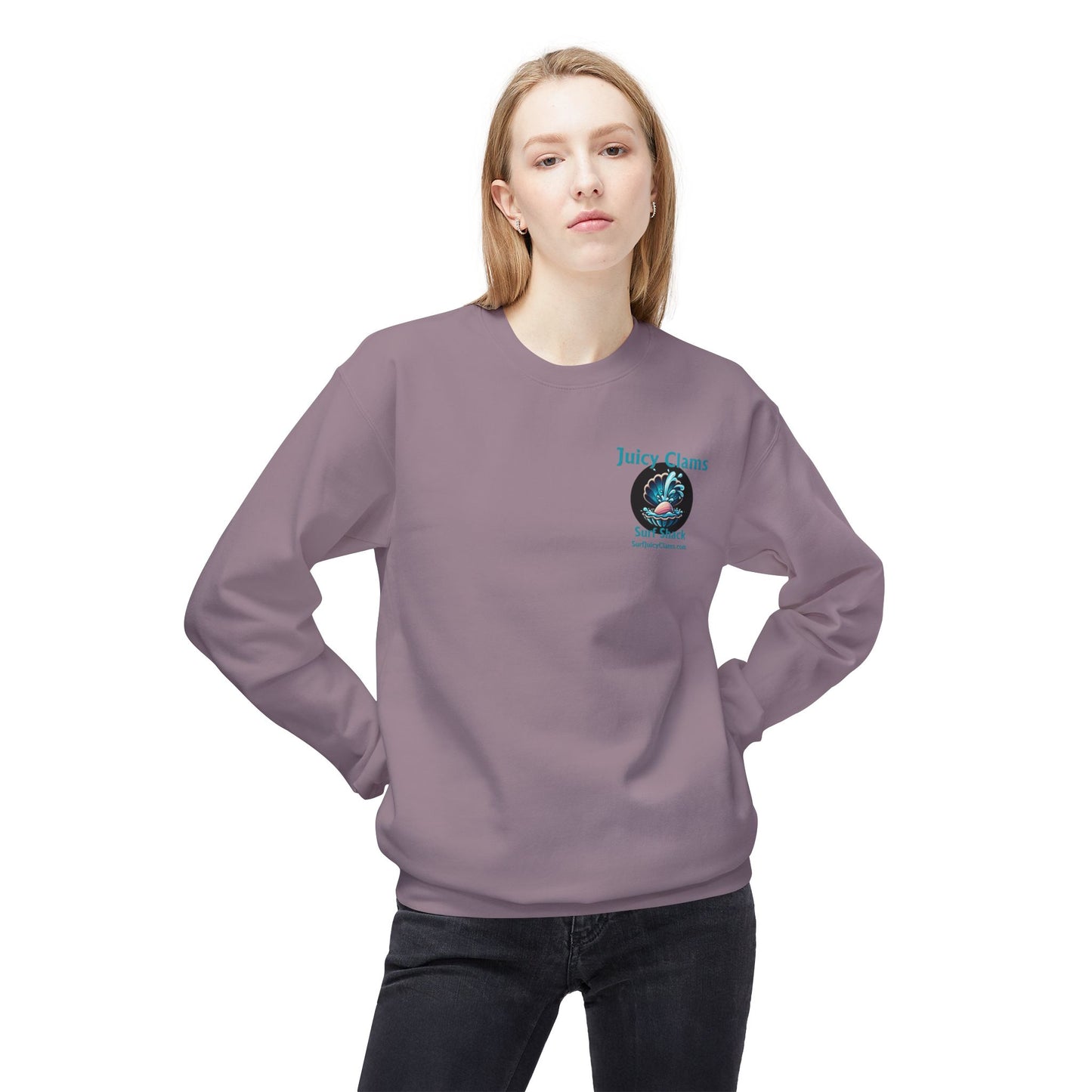 Juicy Clams Unisex Midweight Sweatshirt (A004)
