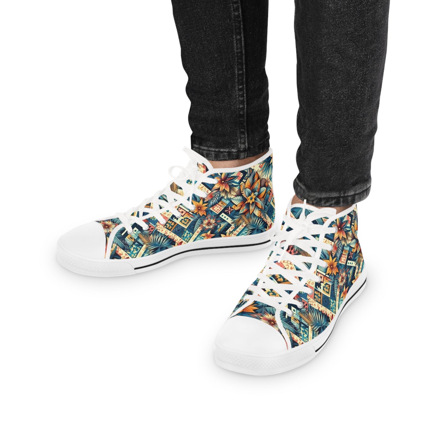 Juicy Clams Men's High Top Sneakers (1019)