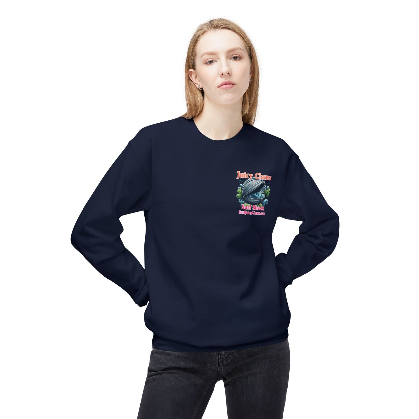 Juicy Clams Unisex Midweight Sweatshirt (A013)