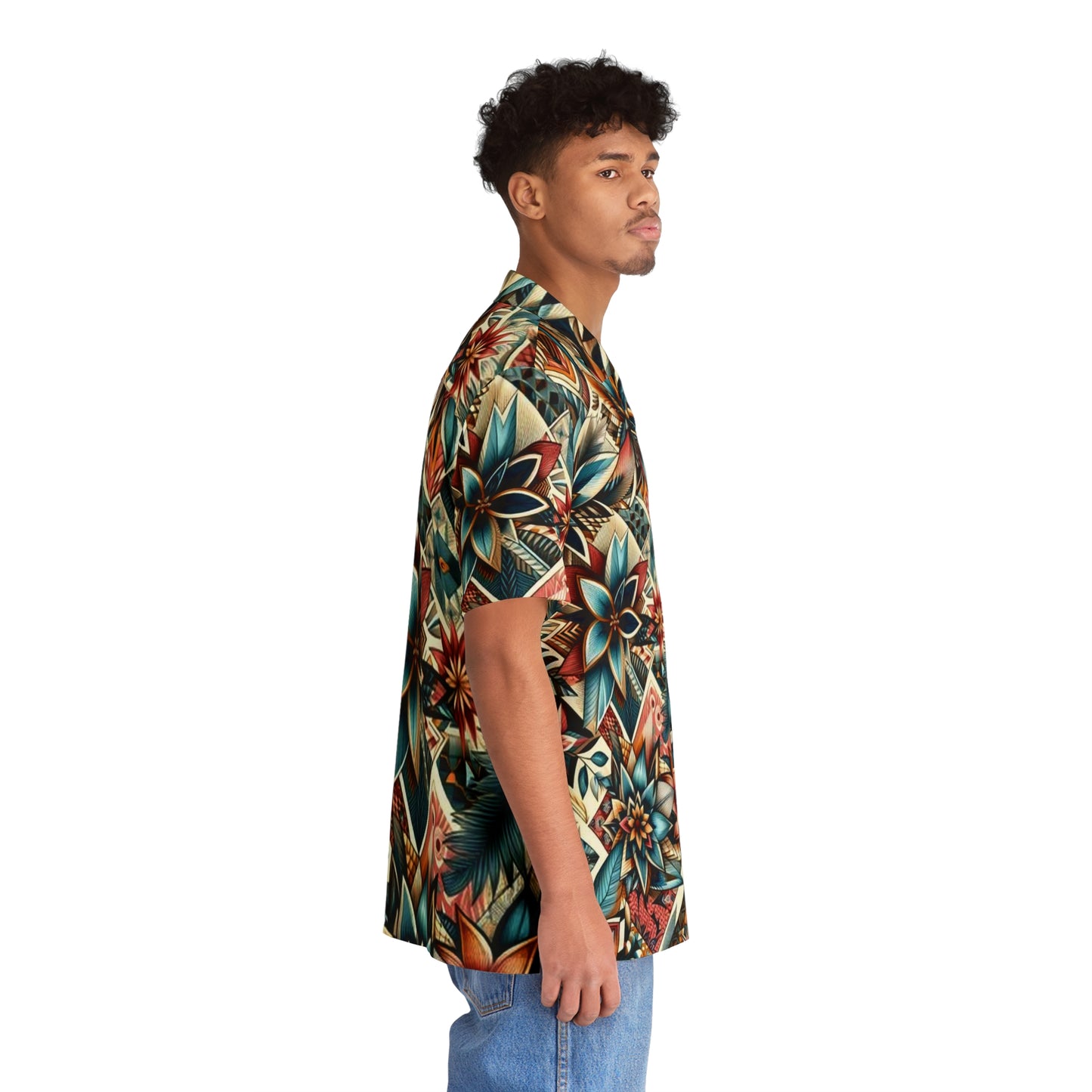 Juicy Clams Men's Hawaiian Shirt (1123)